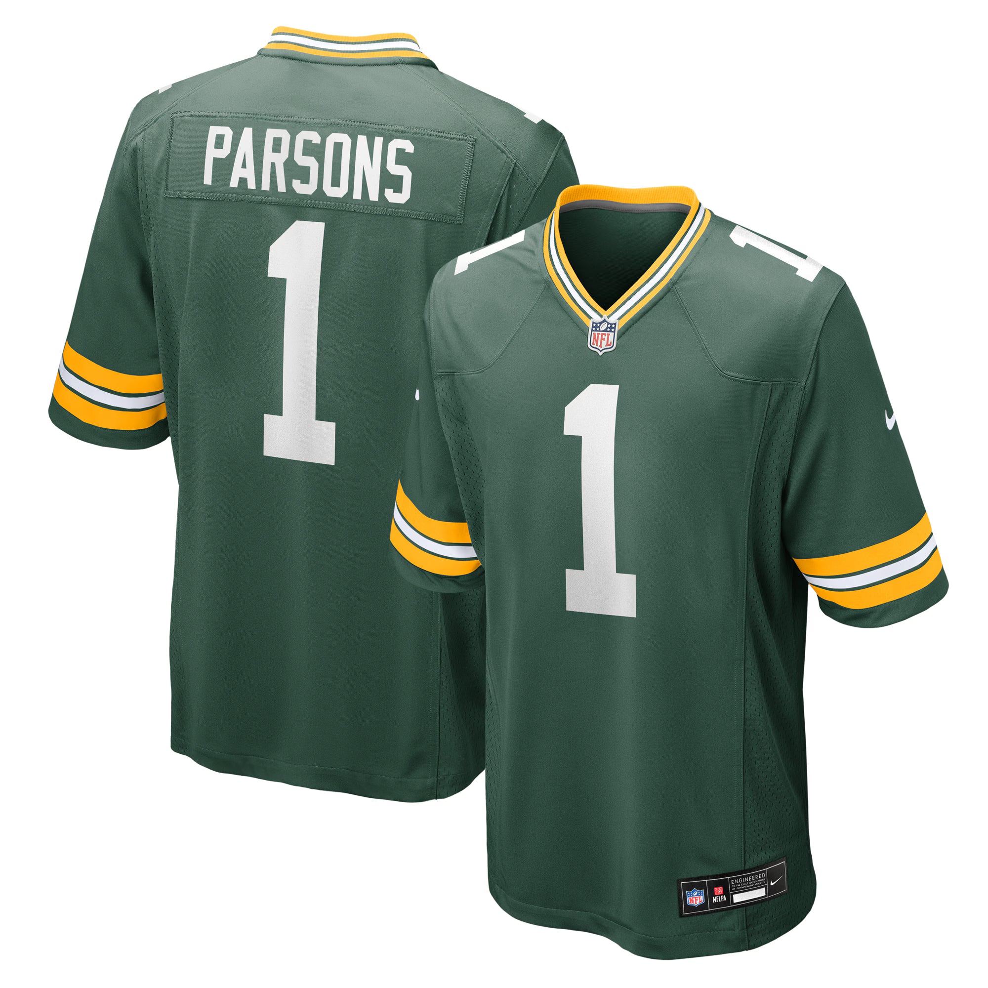 Micah Parsons Green Bay Packers Nike Game Player Jersey - Green