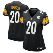 Kaleb Johnson Pittsburgh Steelers Nike Women's Team Game Jersey -  Black