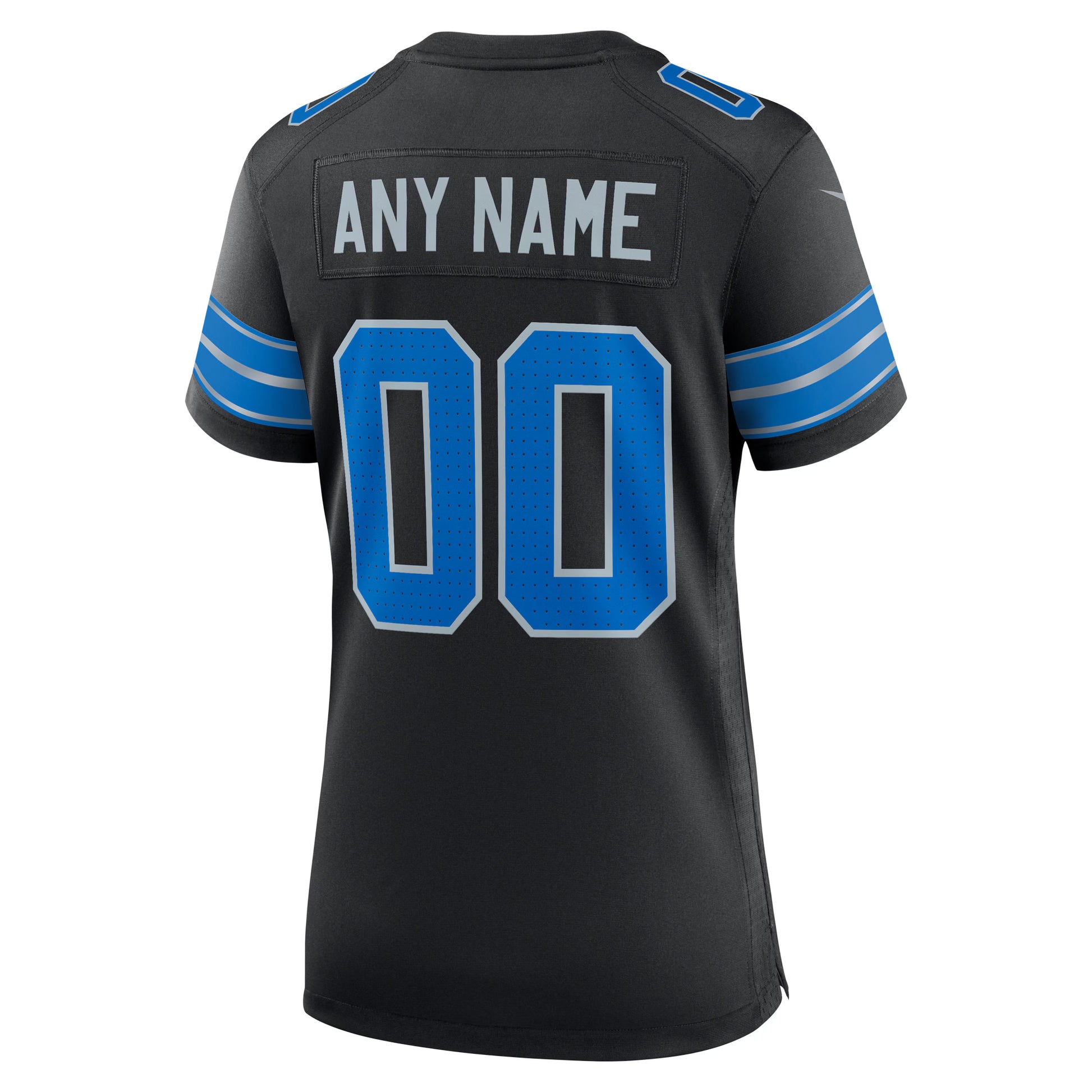 Detroit Lions Nike Women's Alternate Custom Game Jersey - Black