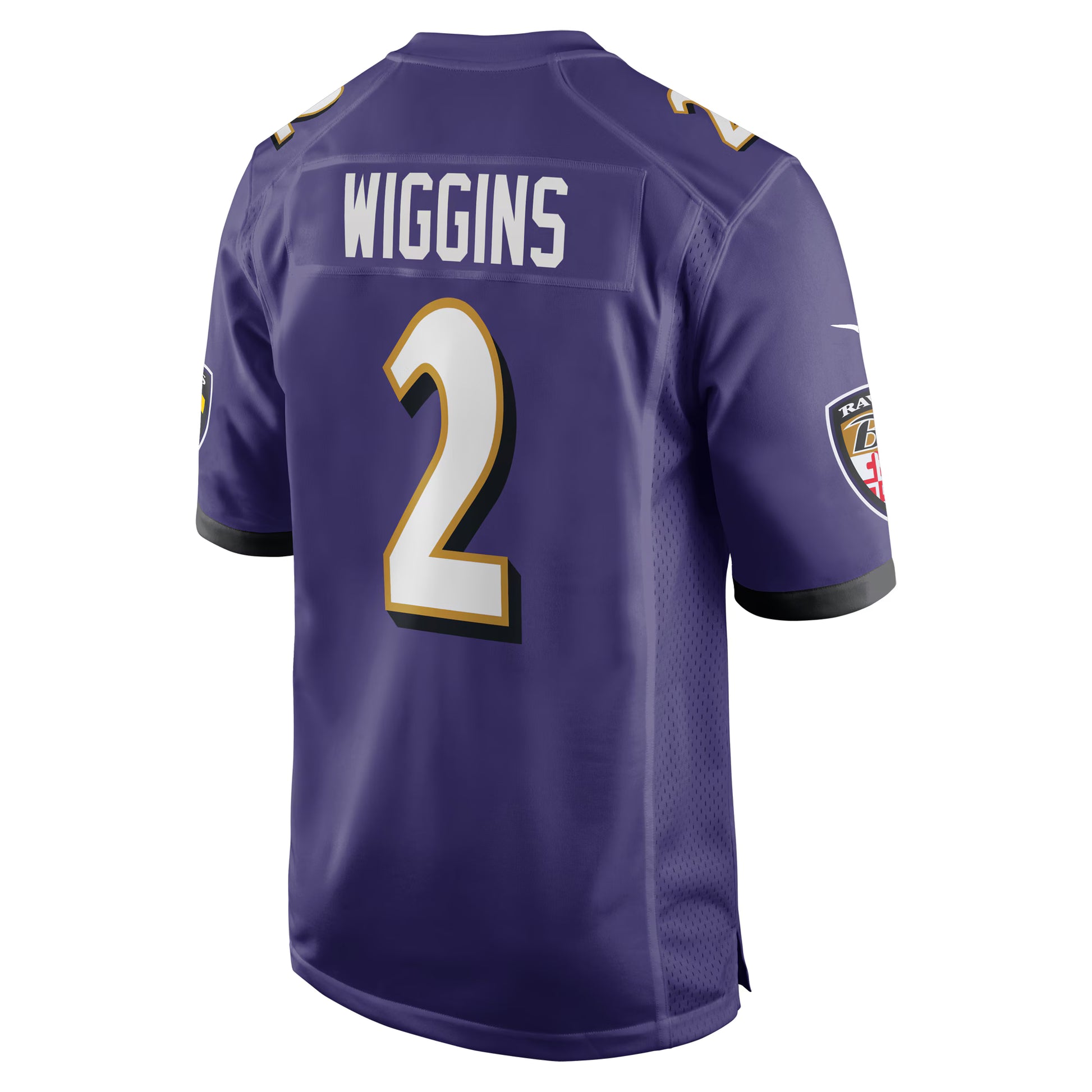 Nate Wiggins Baltimore Ravens Nike  Player Game Jersey - Purple