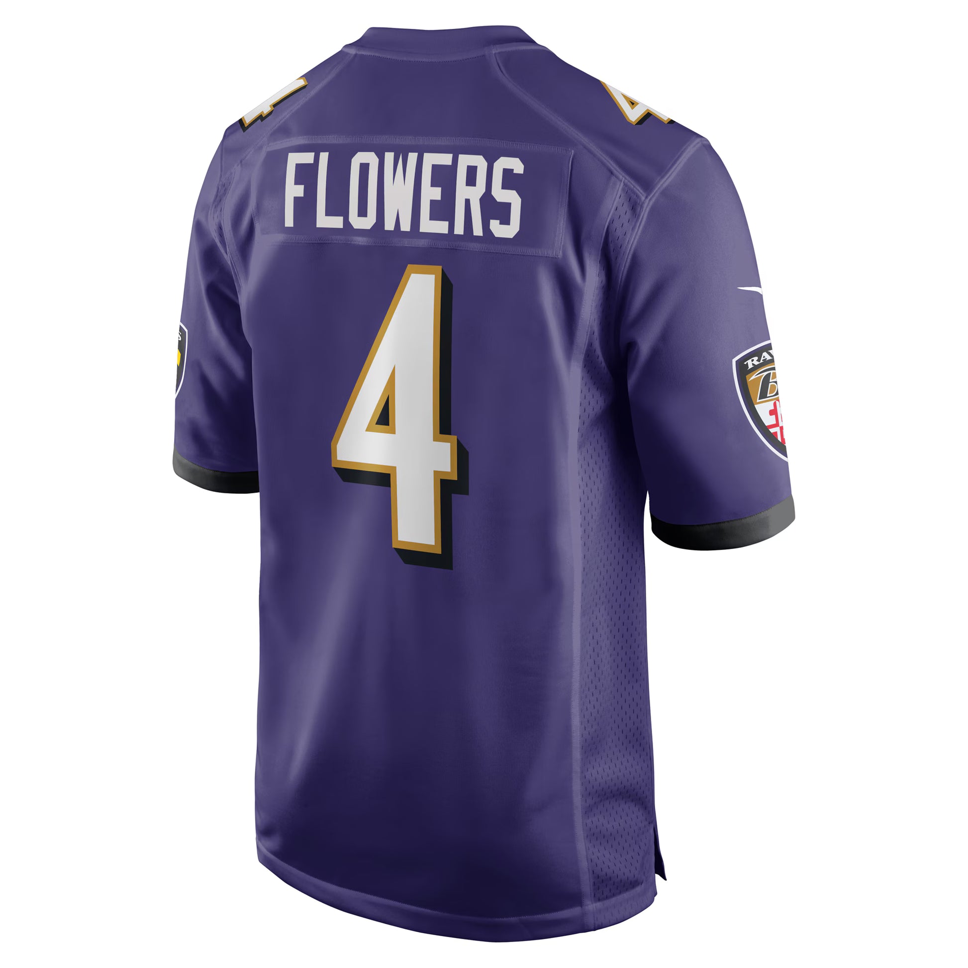 Zay Flowers Baltimore Ravens Nike  Game Jersey - Purple