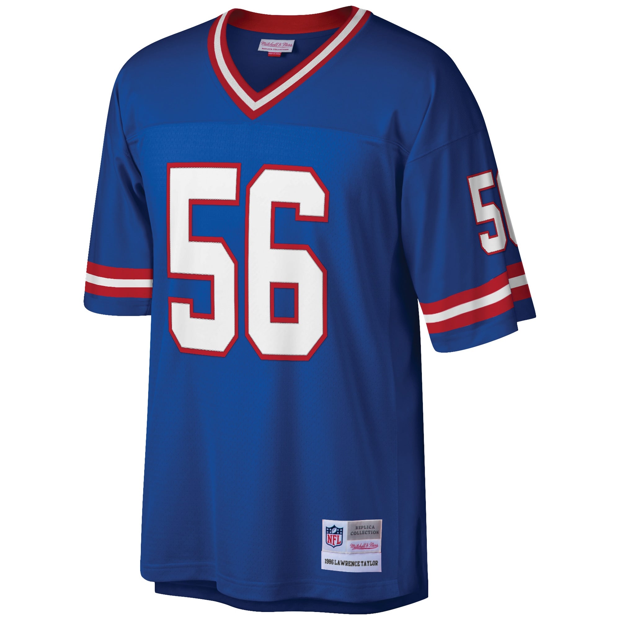 Lawrence Taylor New York Giants Mitchell &amp; Ness Big &amp; Tall 1986 Retired Player Replica Jersey - Royal