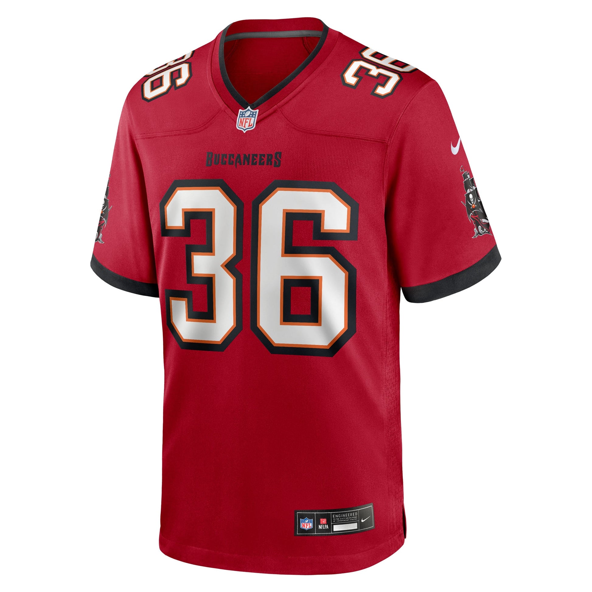 JJ Roberts Tampa Bay Buccaneers Nike Team Game Jersey -  Red