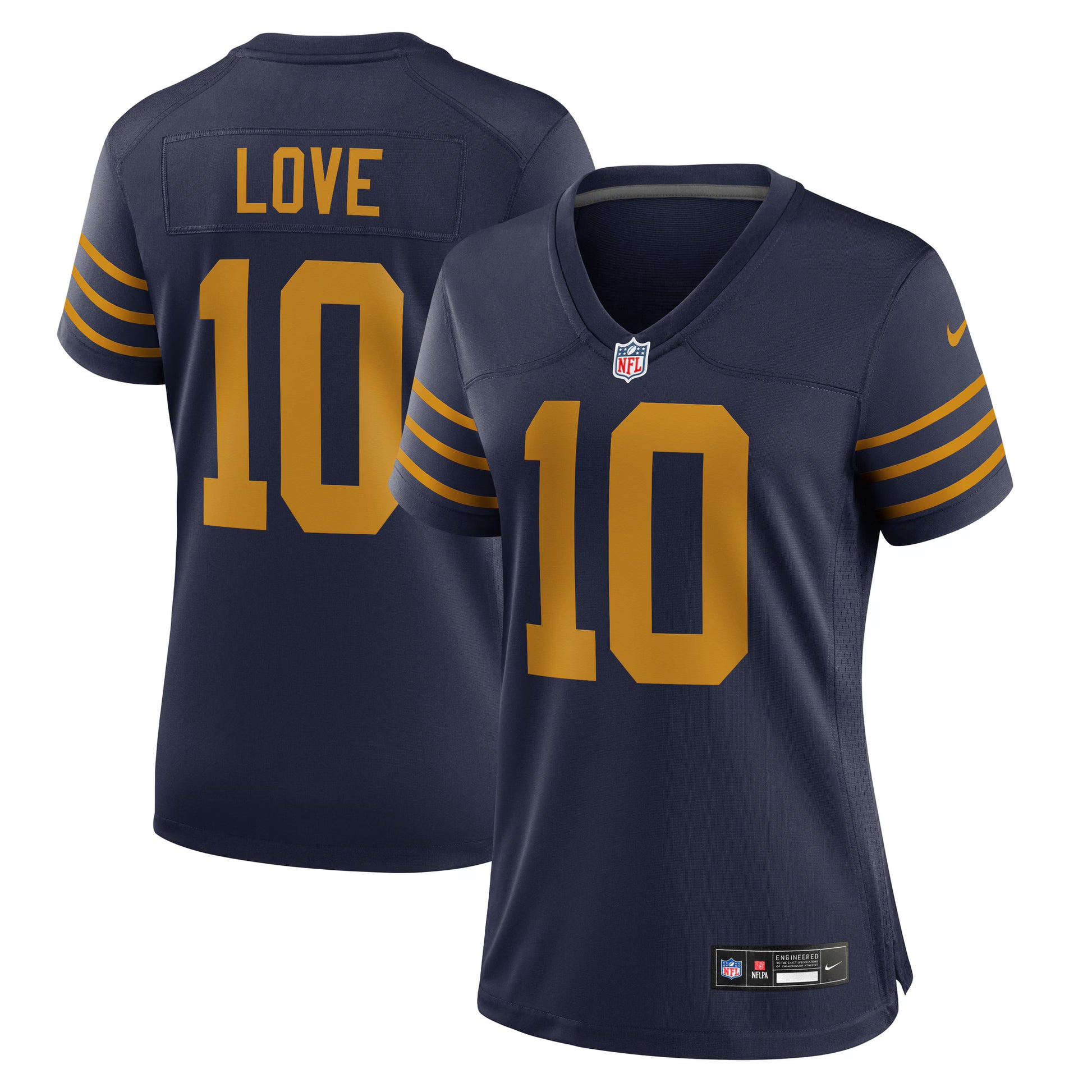 Jordan Love Green Bay Packers Nike Women's The 1923 Classic Game Jersey - Navy