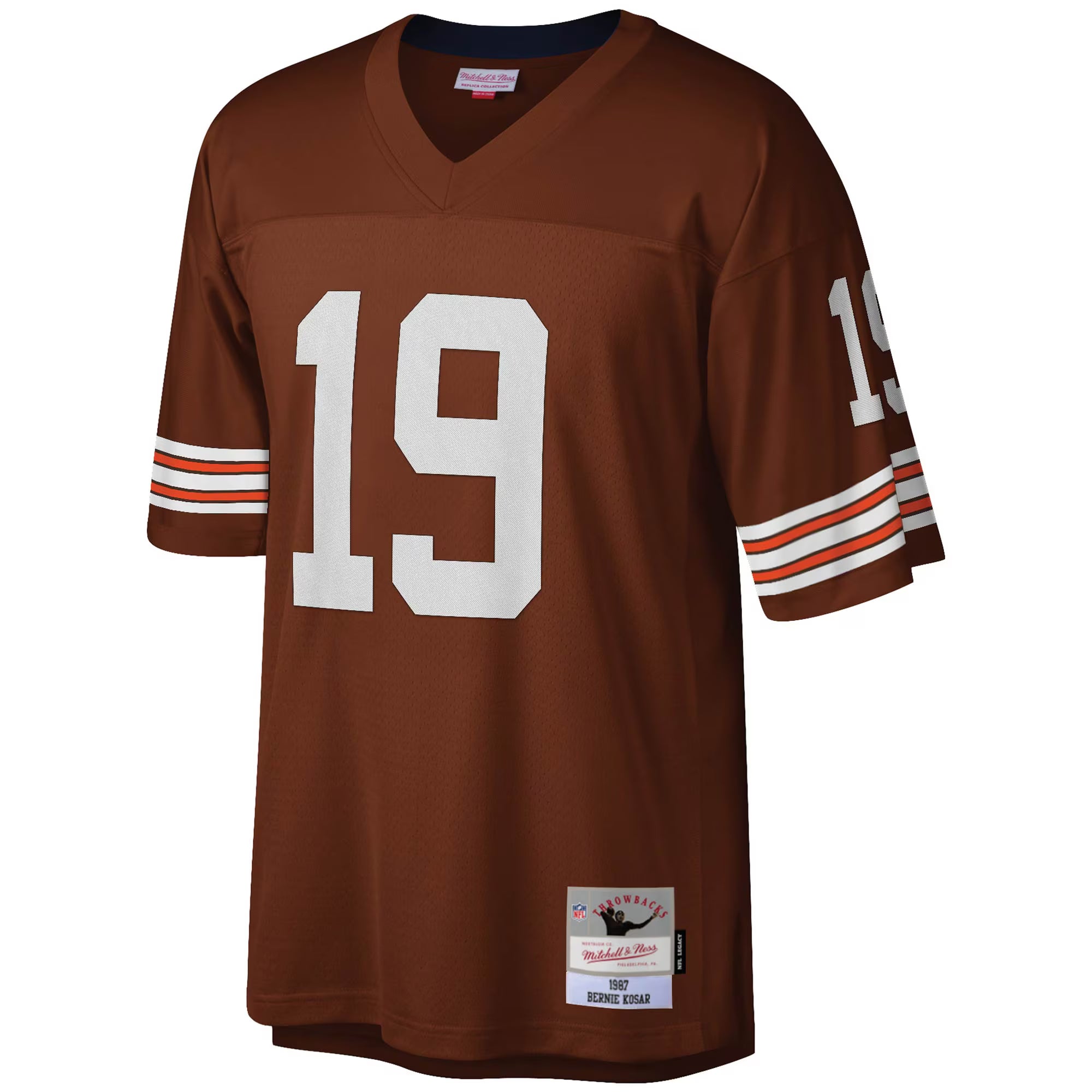 Bernie Kosar Cleveland Browns Mitchell &amp; Ness Legacy Replica Jersey - Brown