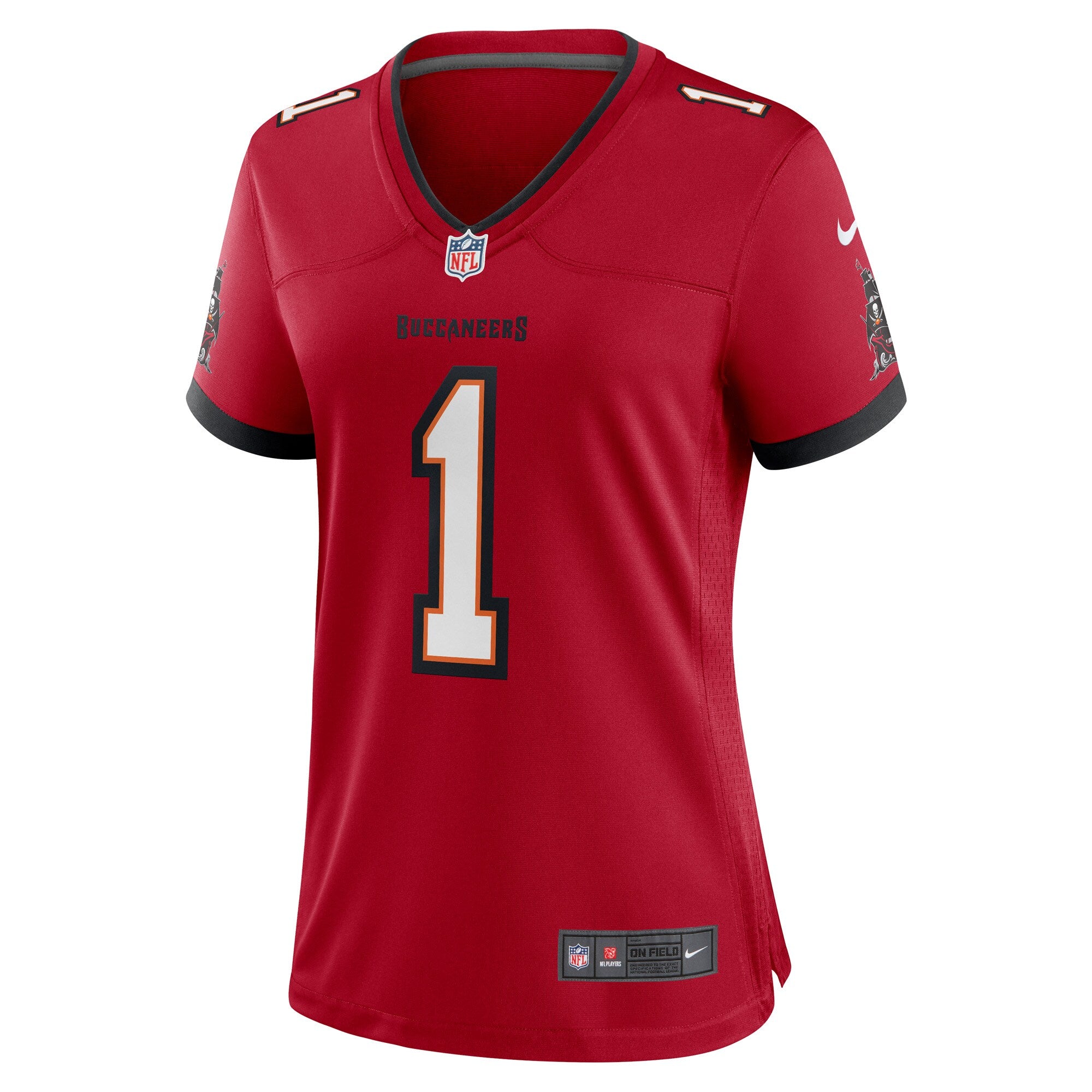 Number 1 Bride Tampa Bay Buccaneers Nike Women's Game Jersey - Red