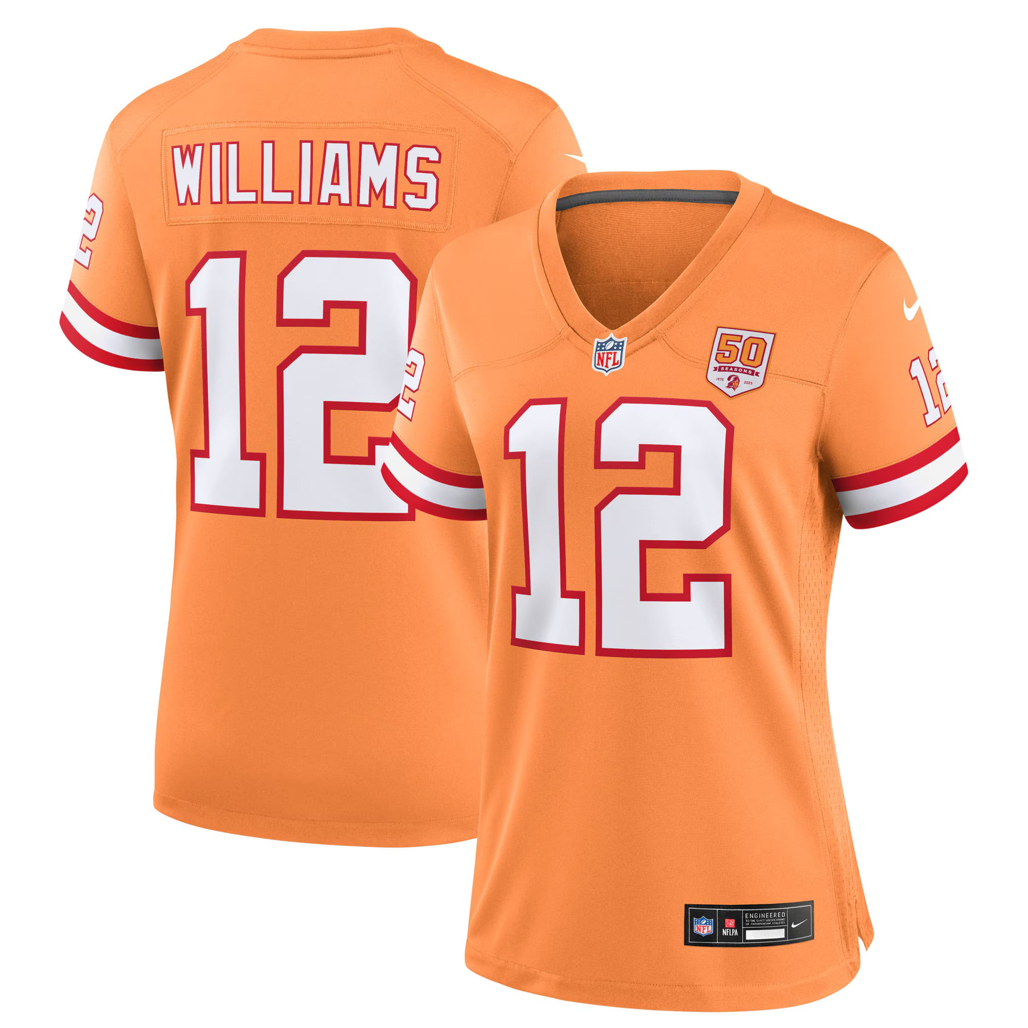 Doug Williams  Tampa Bay Buccaneers Nike Women's 50th Season Game Jersey - Creamsicle