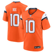 Bo Nix Denver Broncos Nike  Player Game Jersey - Orange