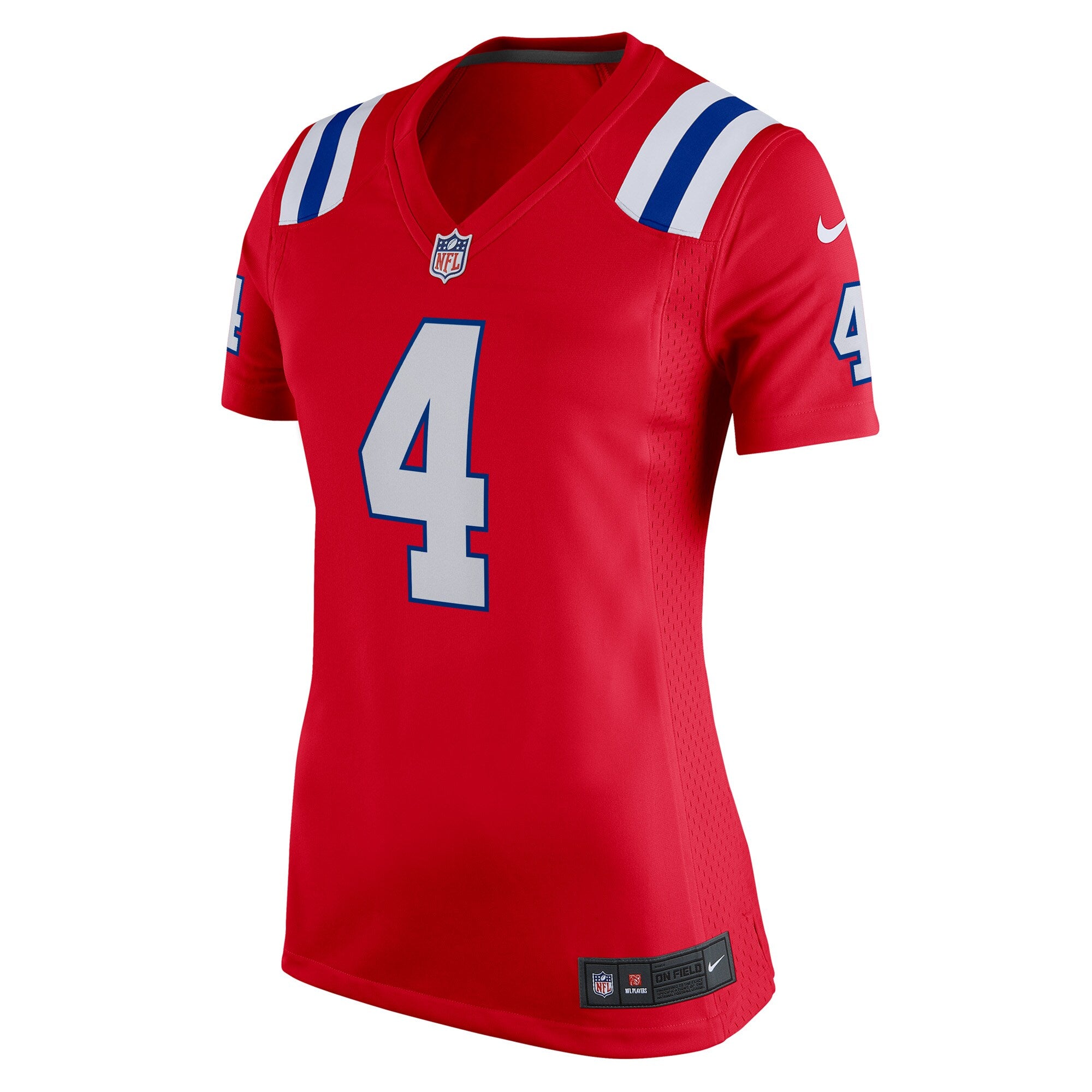 Bailey Zappe New England Patriots Nike Women's  Team Game Jersey - Red
