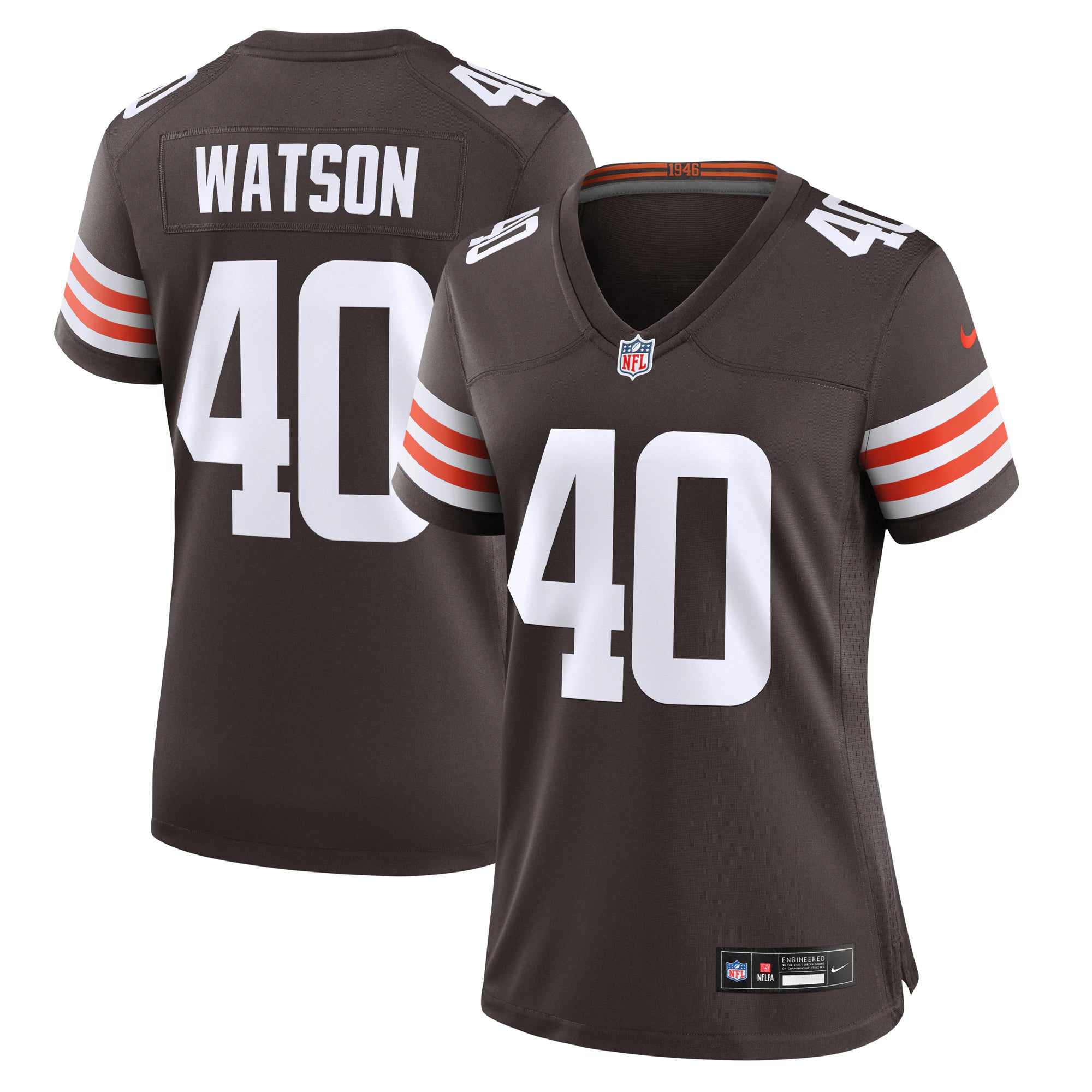 Nathaniel Watson Cleveland Browns Nike Women's  Game Jersey -  Brown