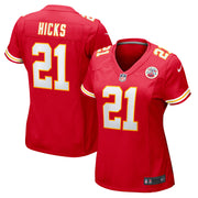Jaden Hicks Kansas City Chiefs Nike Women's  Game Jersey -  Red