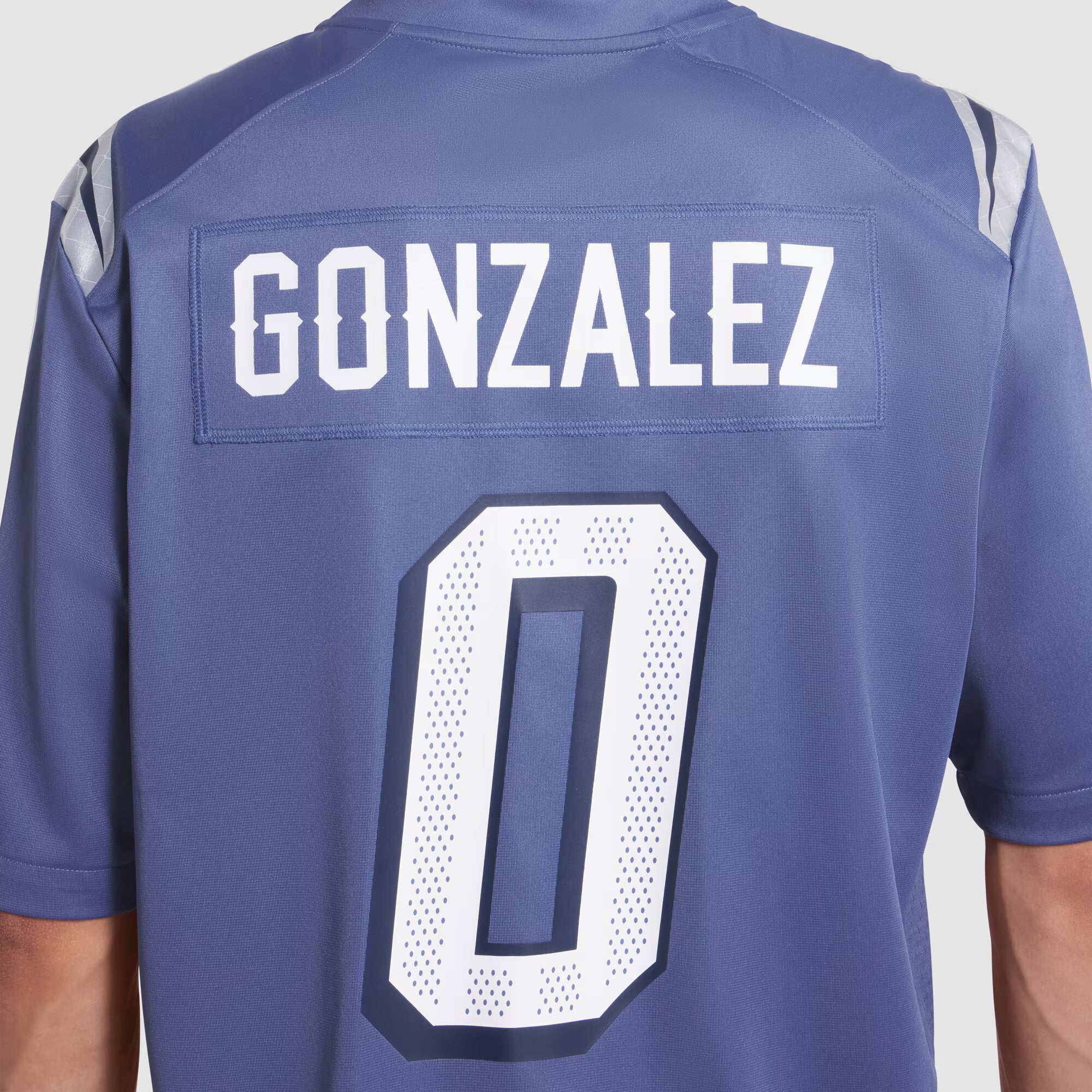 Christian Gonzalez New England Patriots Nike 2025 Rivalries Collection Game Jersey - Storm Blue