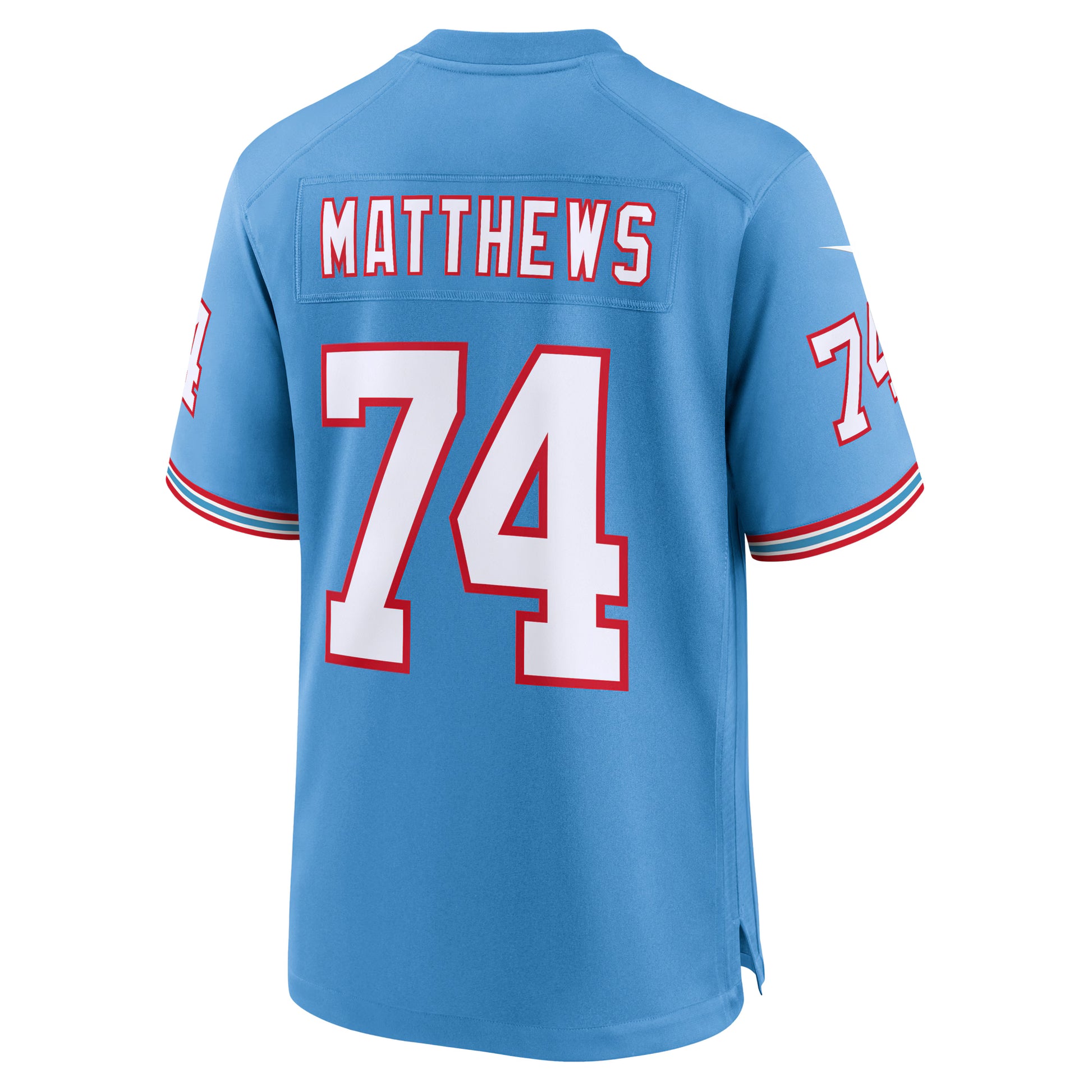 Bruce Matthews Tennessee Titans Nike Retired Player Alternate Game Jersey - Light Blue