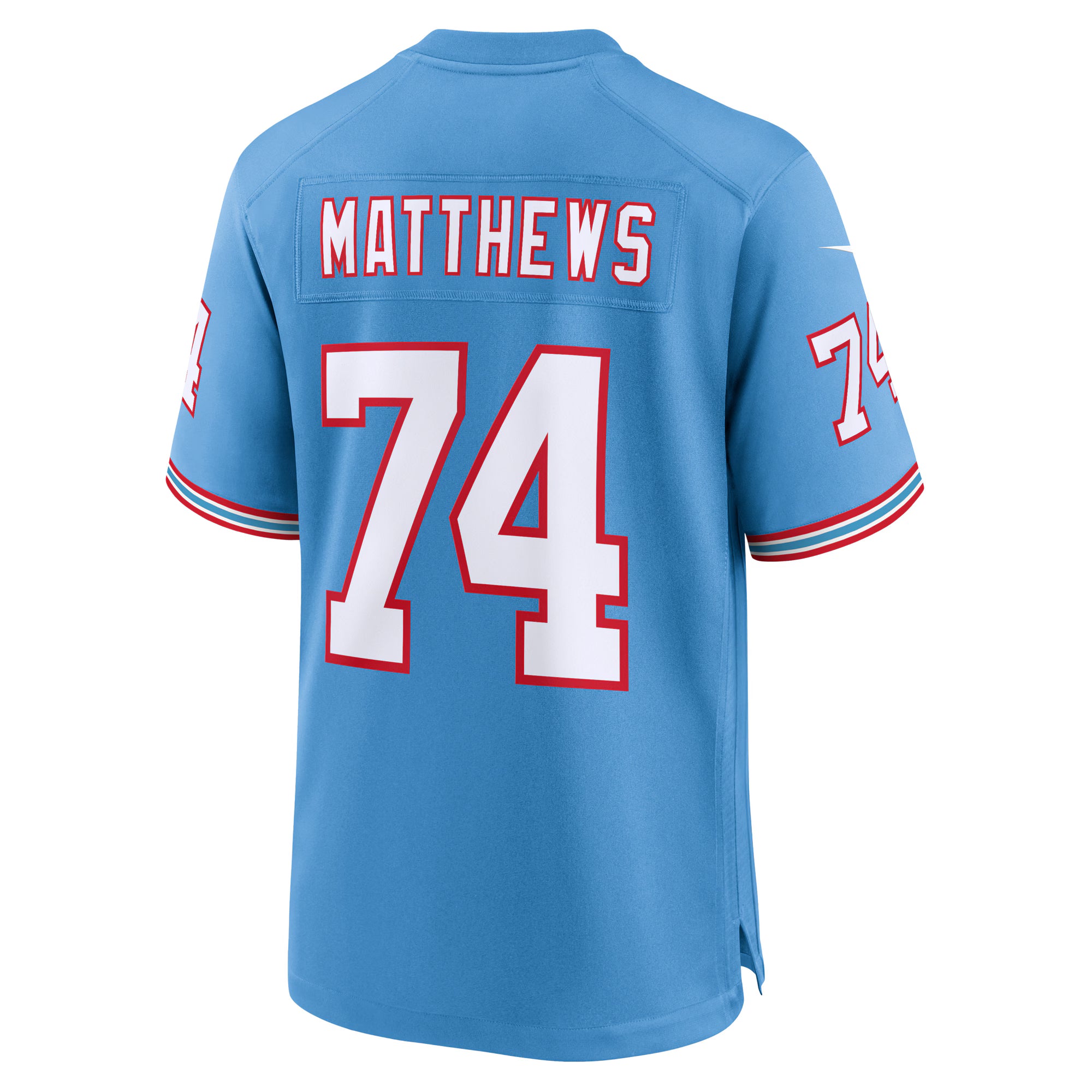 Bruce Matthews Tennessee Titans Nike Retired Player Alternate Game Jersey - Light Blue
