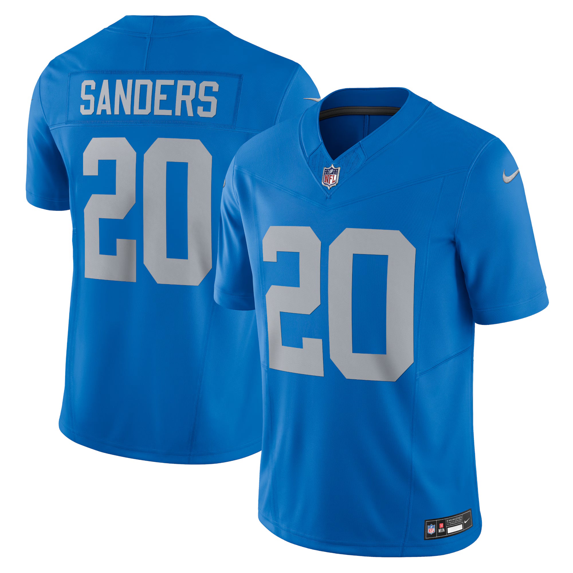 Barry Sanders Detroit Lions Nike Vapor F.U.S.E. Alternate Limited Jersey - Blue