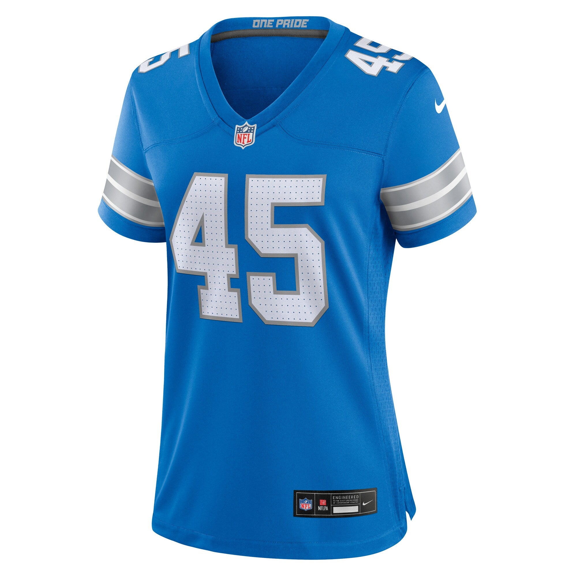 Isaac Ukwu Detroit Lions Nike Women's Game Jersey -  Blue