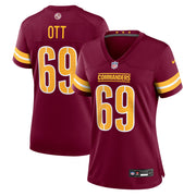 Tyler Ott Washington Commanders Nike Women's Team Game Jersey -  Burgundy