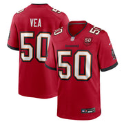 Vita Vea Tampa Bay Buccaneers Nike 50th Season Team Game Jersey - Red
