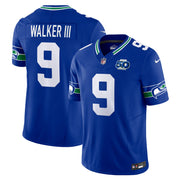 Kenneth Walker III Seattle Seahawks Nike 50th Season Vapor F.U.S.E. Limited Jersey - Royal