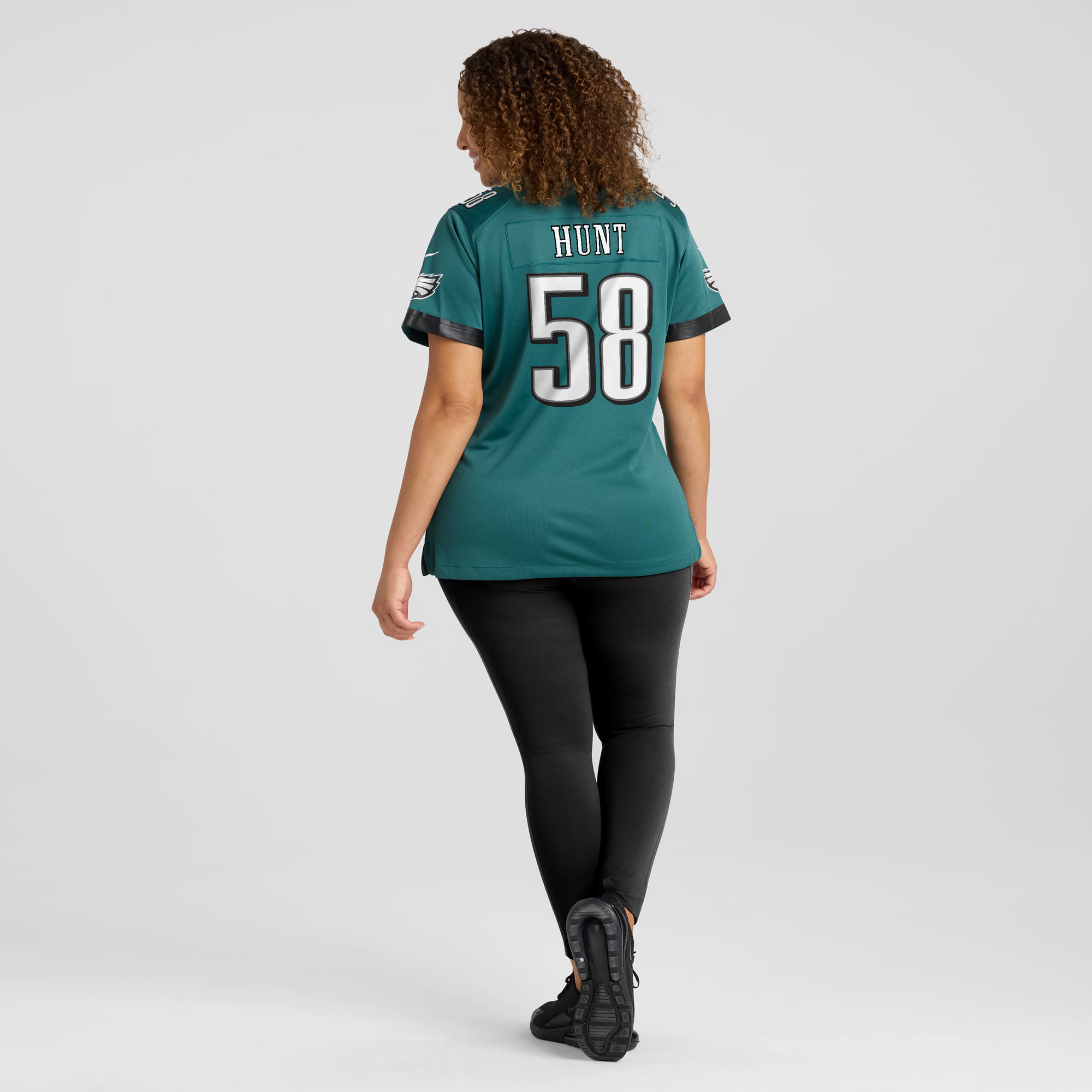 Jalyx Hunt Philadelphia Eagles Nike Women's Team Game Jersey - Midnight Green