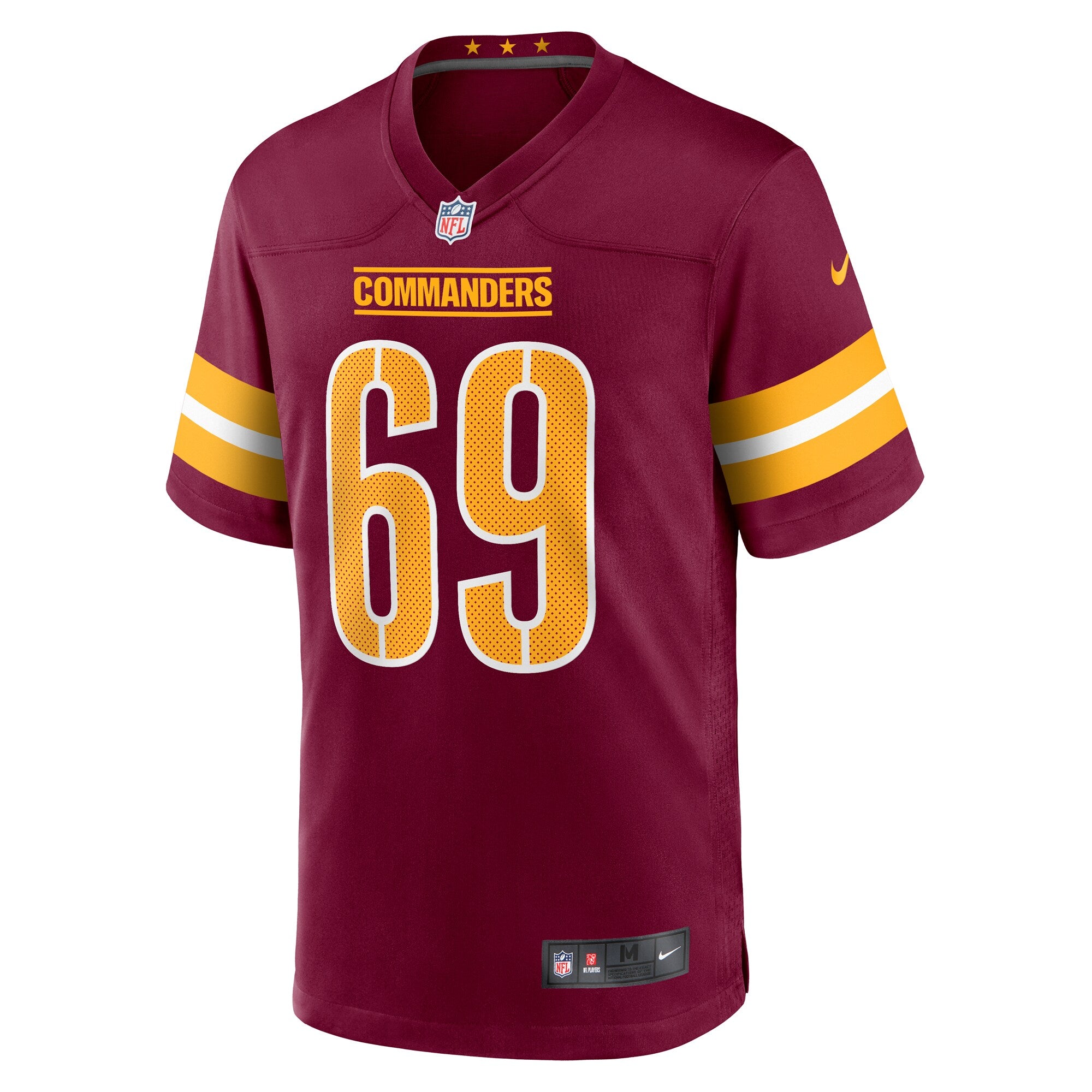 Tyler Ott Washington Commanders Nike  Game Jersey -  Burgundy