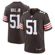 Mike Hall Jr. Cleveland Browns Nike Team Game Jersey -  Brown