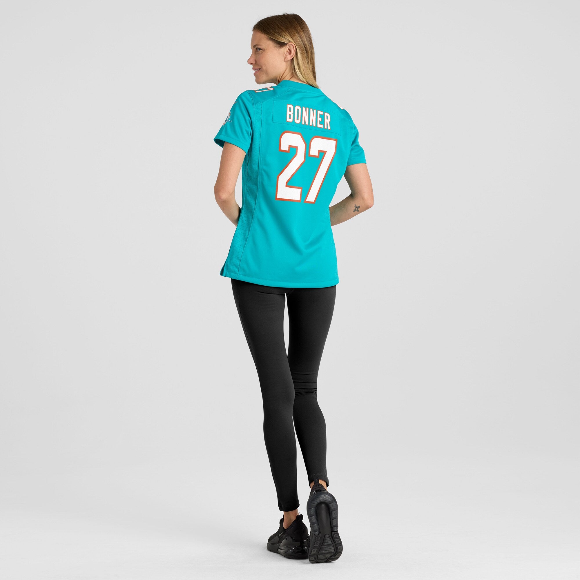 Ethan Bonner Miami Dolphins Nike Women's  Game Jersey -  Aqua