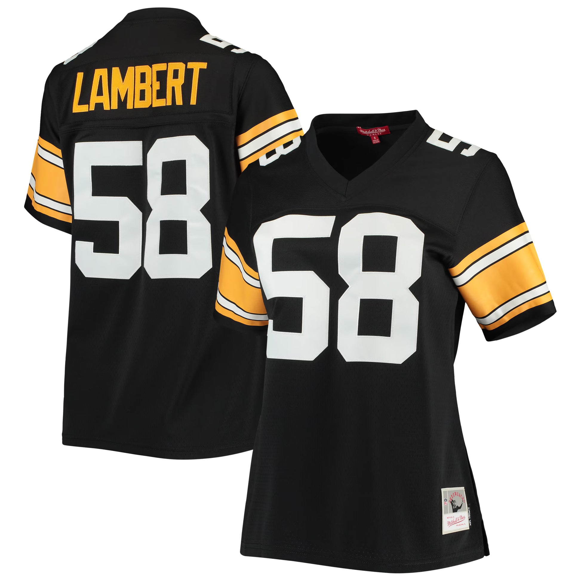 Jack Lambert Pittsburgh Steelers Mitchell &amp; Ness Women's Legacy Replica Player Jersey - Black