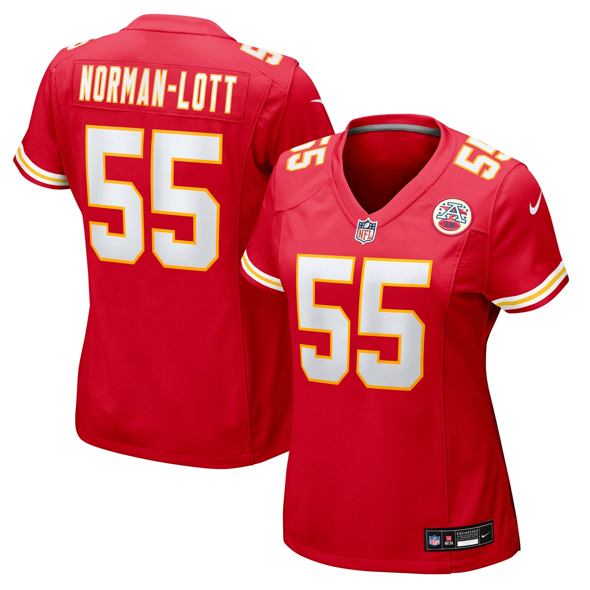 Omarr Norman-Lott Kansas City Chiefs Nike Women's Team Game Jersey -  Red
