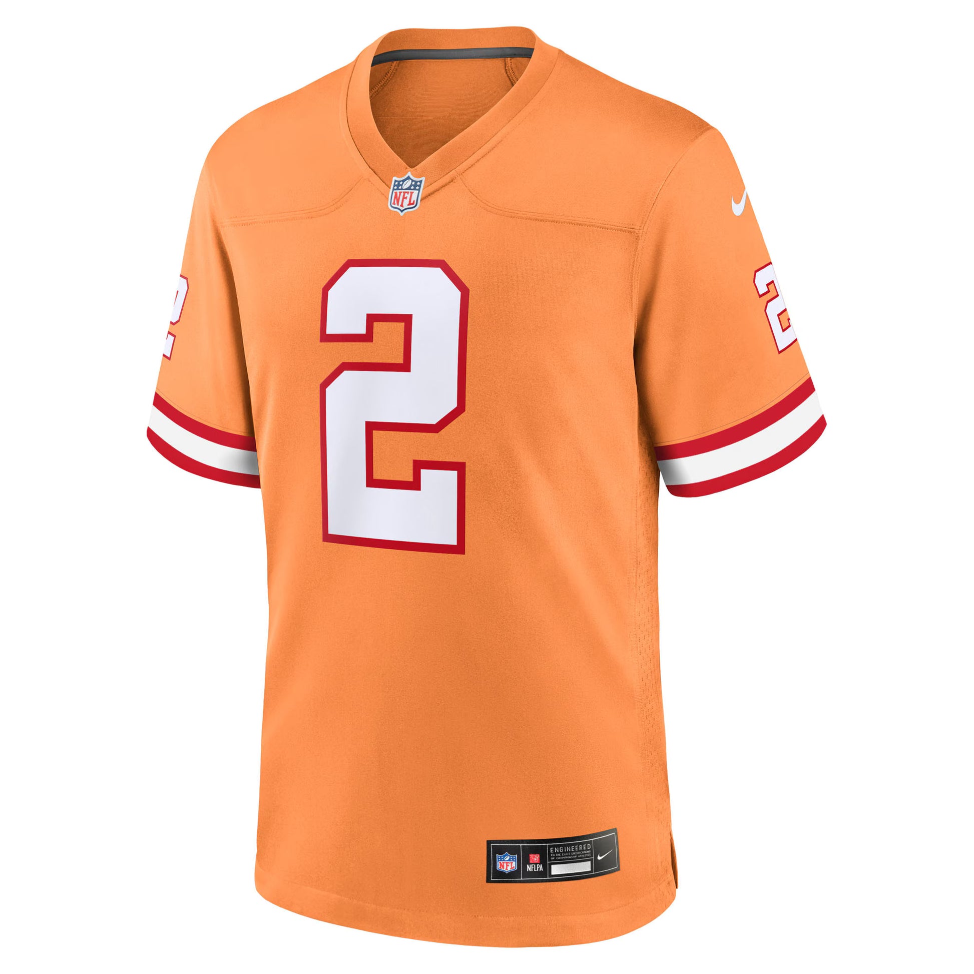 Emeka Egbuka  Tampa Bay Buccaneers Nike Alternate 2  Game Jersey -  Creamsicle