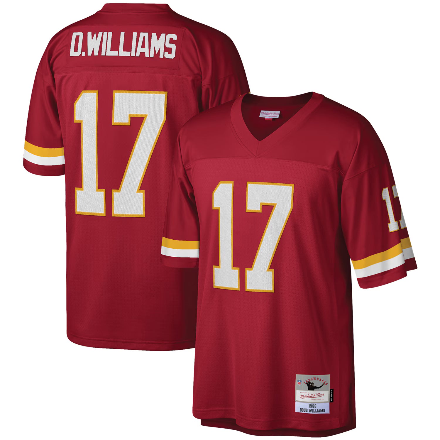 Doug Williams Washington Football Team Mitchell &amp; Ness Legacy Replica Jersey - Burgundy
