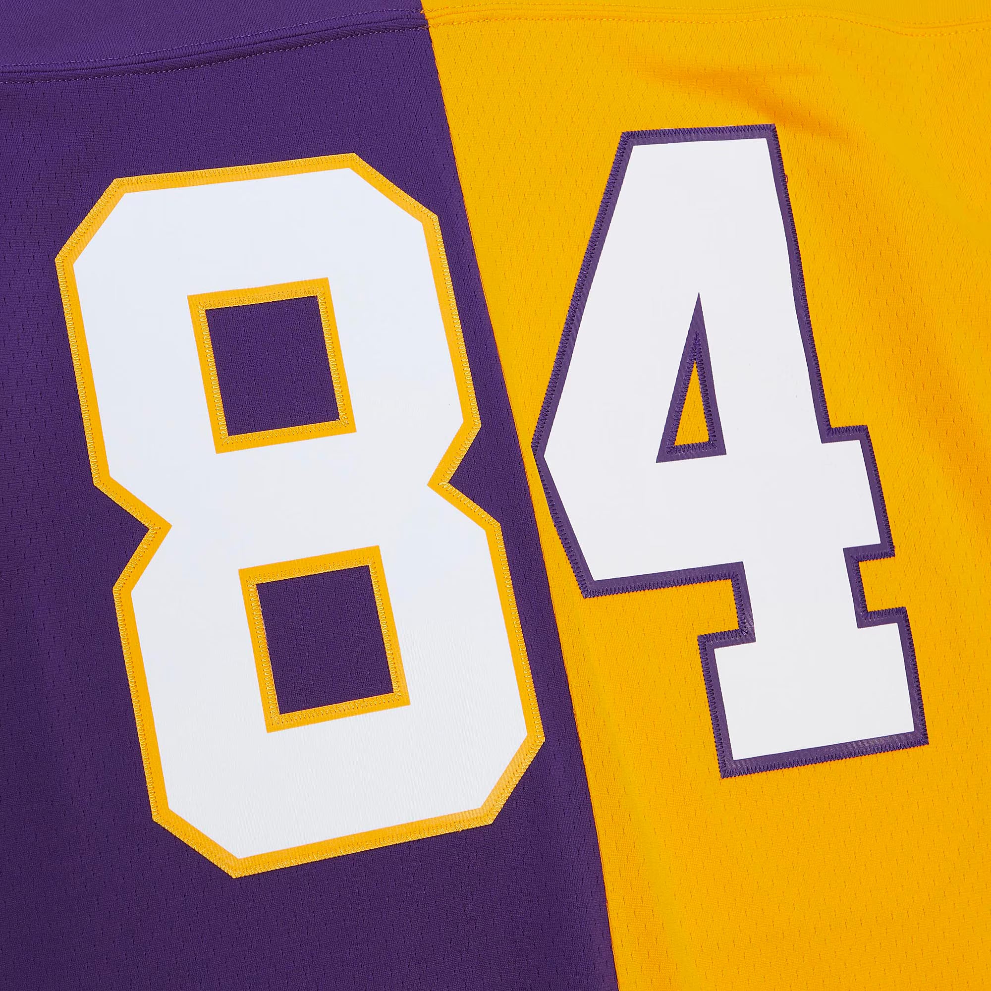 Randy Moss Minnesota Vikings Mitchell &amp; Ness 1998 Split Legacy Replica Jersey - Purple/Gold