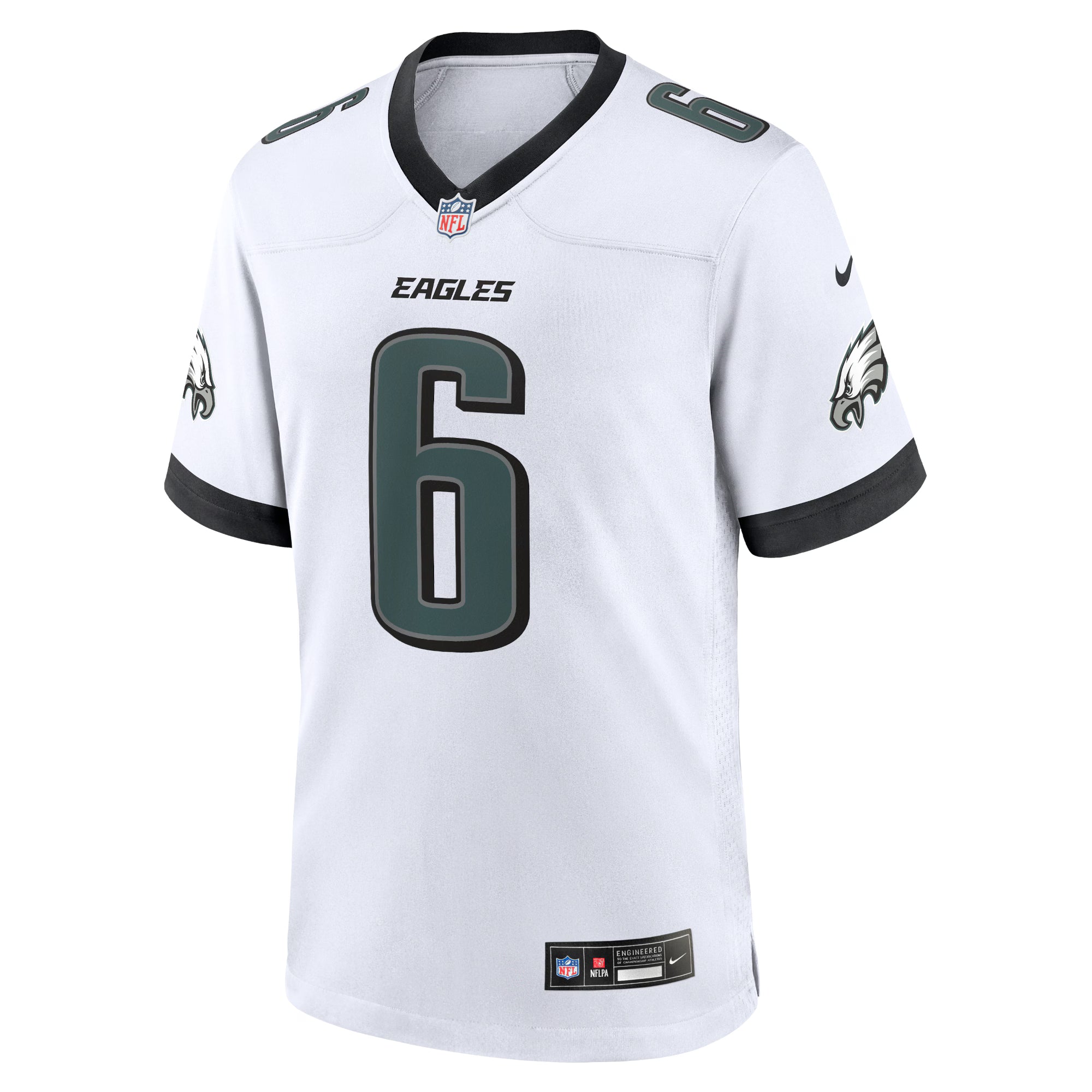 DeVonta Smith Philadelphia Eagles Nike White Game Jersey - White