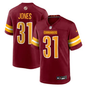 Jonathan Jones Washington Commanders Nike Team Game Jersey -  Burgundy