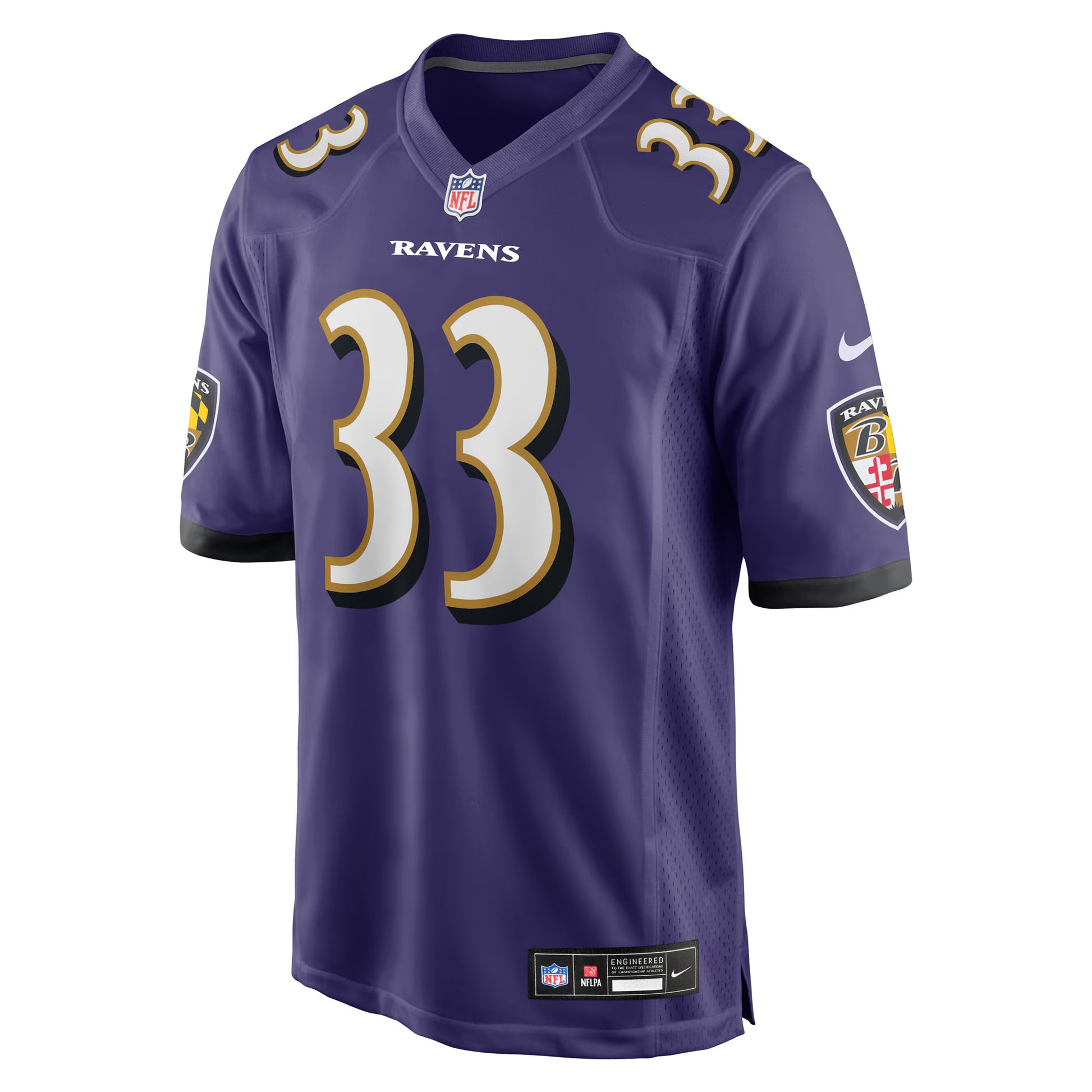 Tyler Loop Baltimore Ravens Nike Team Game Jersey -  Purple