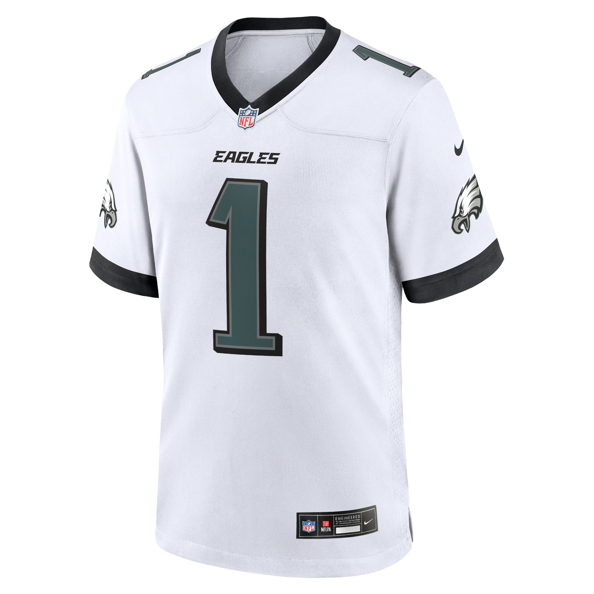 Jalen Hurts Philadelphia Eagles Nike White Game Jersey - White