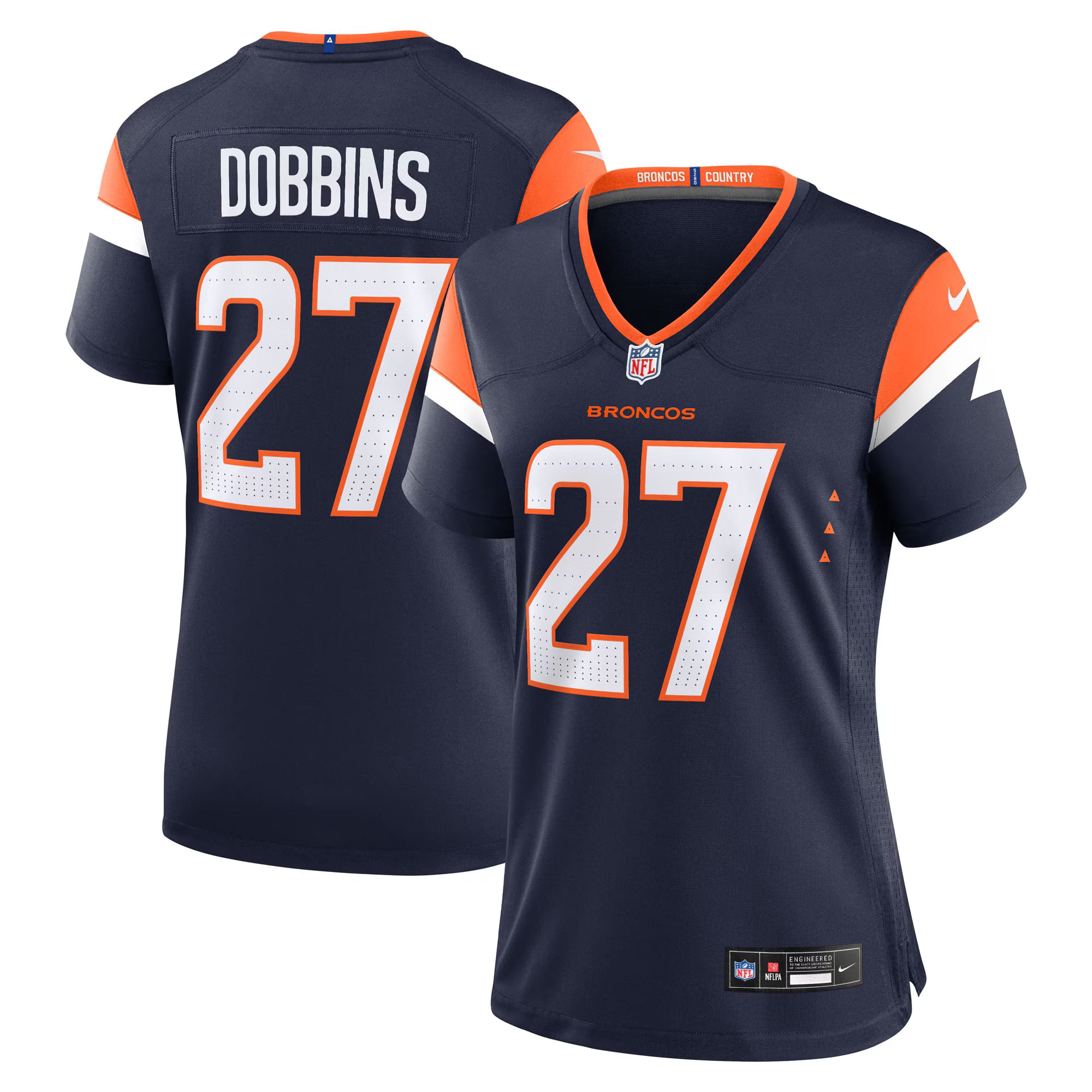 J.K. Dobbins Denver Broncos Nike Women's Alternate Game Jersey -  Navy