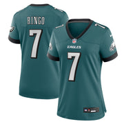 Kelee Ringo Philadelphia Eagles Nike Women's Team Game Jersey - Midnight Green