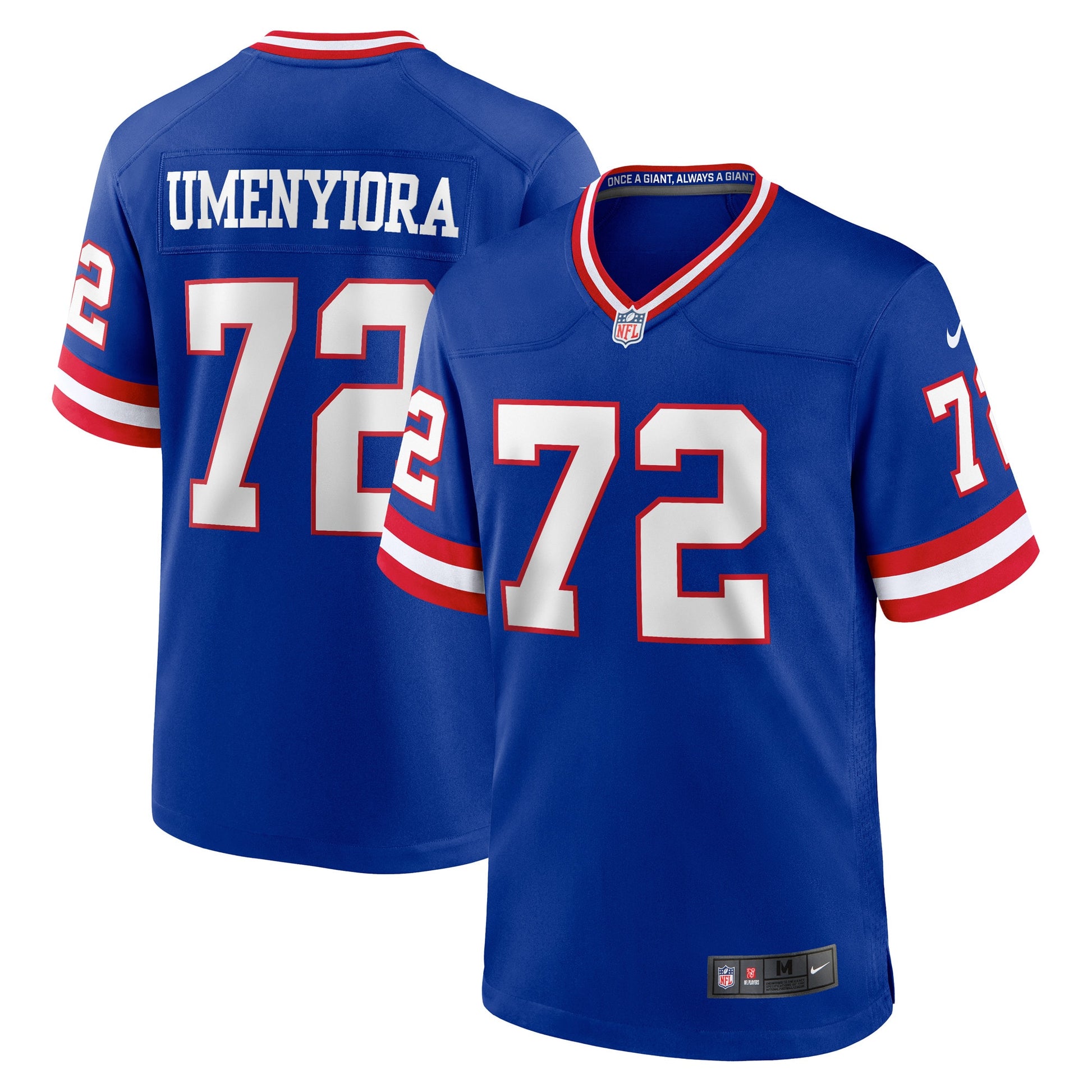 Osi Umenyiora New York Giants Nike Retired Player Alternate Game Jersey - Royal