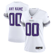 Minnesota Vikings Nike Women's Alternate Custom Game Jersey - White