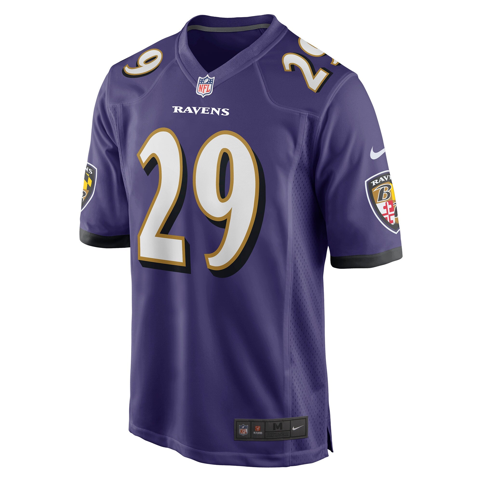 Ar'Darius Washington Baltimore Ravens Nike Player Game Jersey - Purple