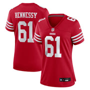Matt Hennessy San Francisco 49ers Nike Women's Team Game Jersey -  Scarlet