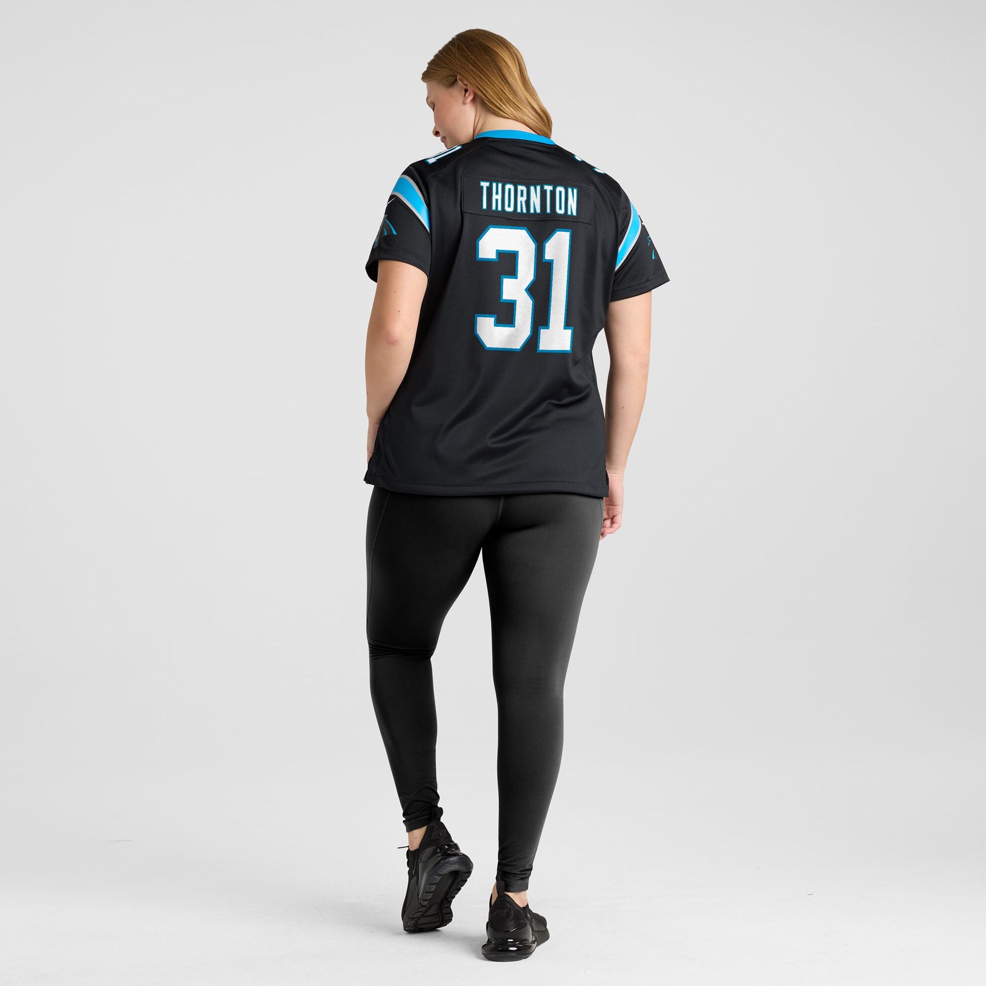 Corey Thornton Carolina Panthers Nike Women's Team Game Jersey -  Black