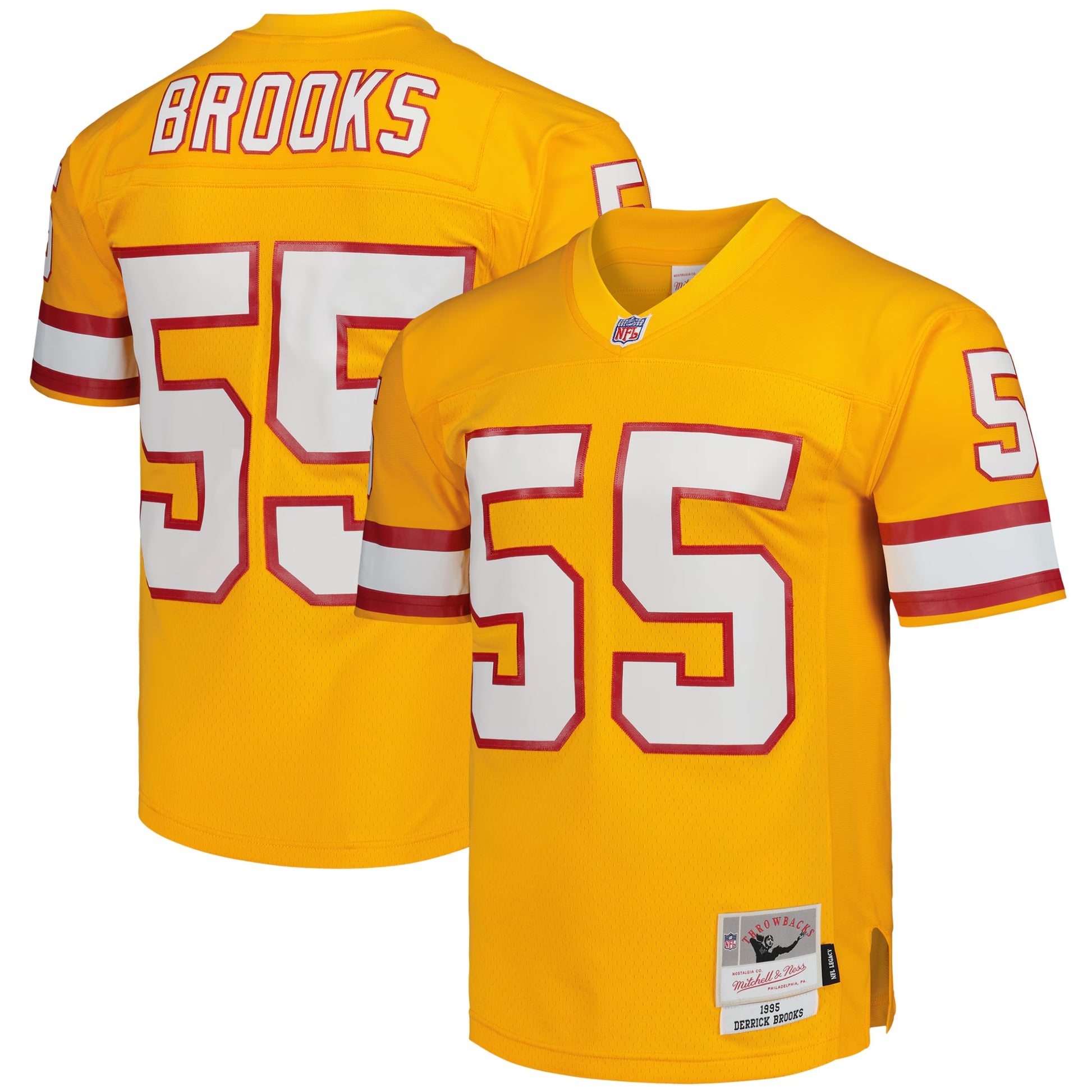 Derrick Brooks Tampa Bay Buccaneers Mitchell &amp; Ness Legacy Replica Jersey - Orange