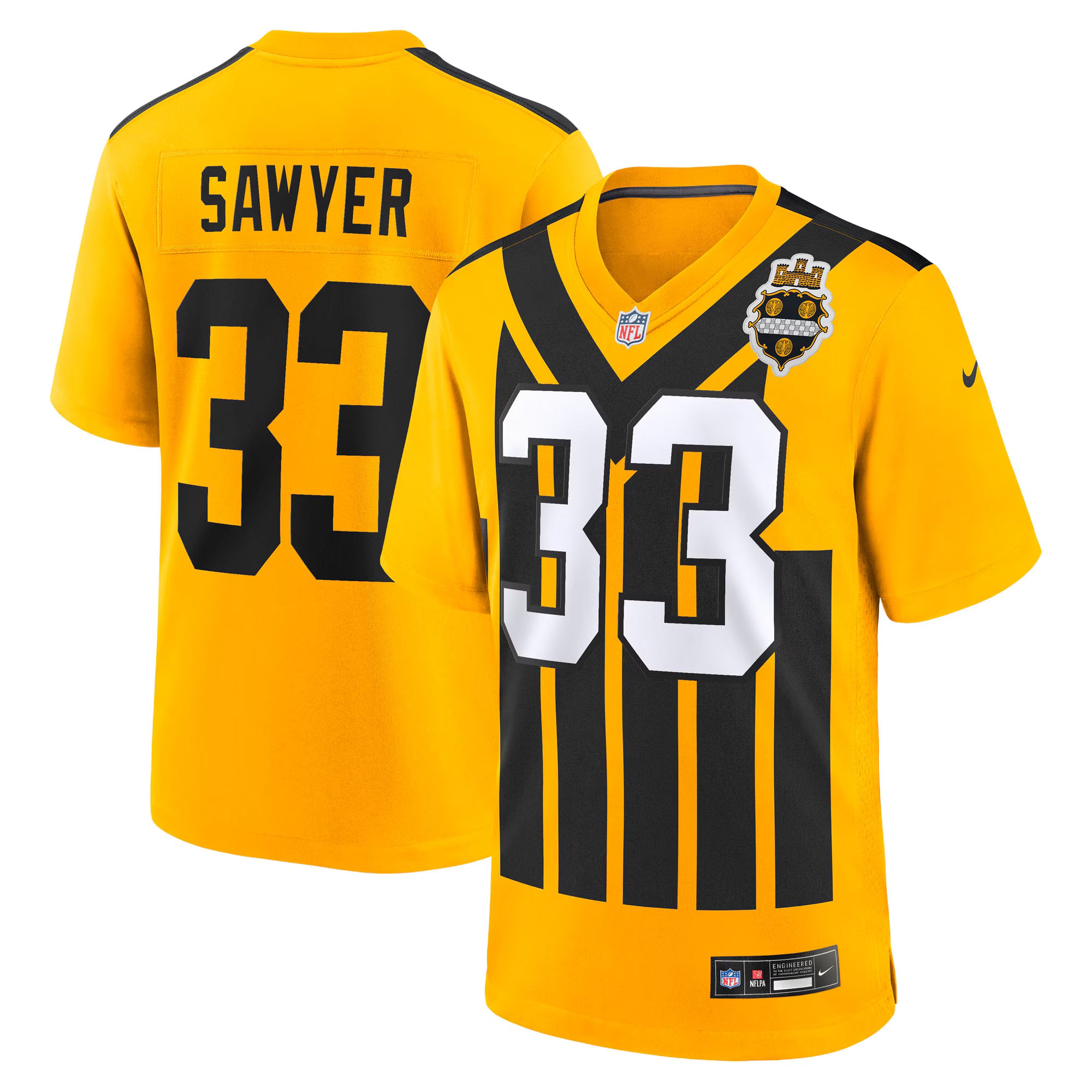 Jack Sawyer Pittsburgh Steelers Nike Alternate Game Jersey -  Gold