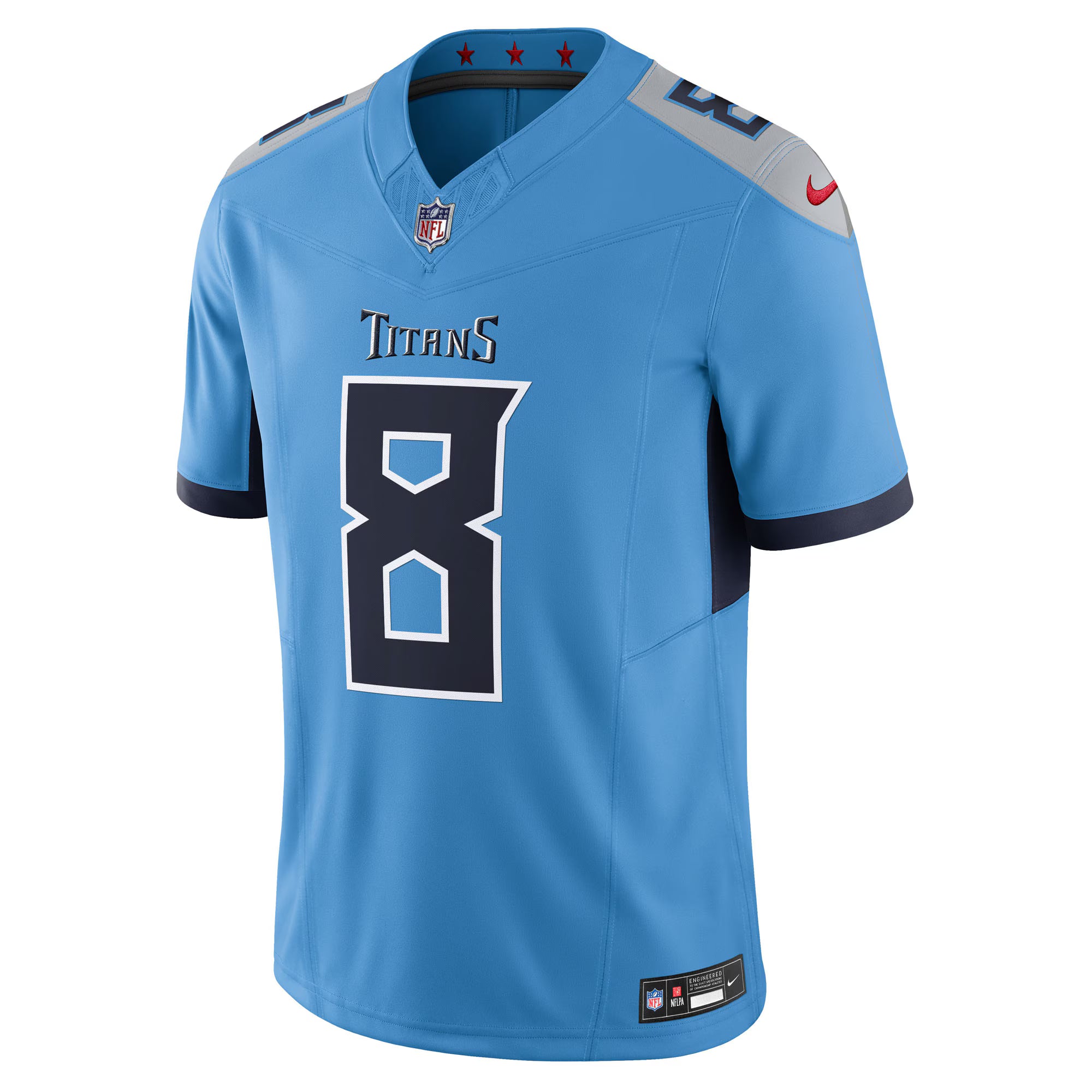 Will Levis Tennessee Titans Nike Alternate  Vapor F.U.S.E. Limited Jersey - Light Blue