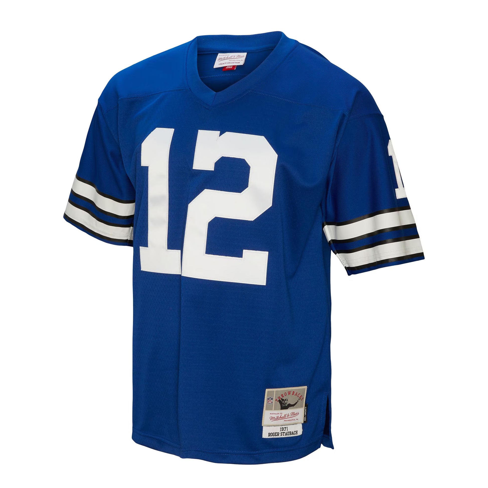 Roger Staubach Dallas Cowboys Mitchell &amp; Ness Big &amp; Tall 1971 Legacy Retired Player Jersey - Navy