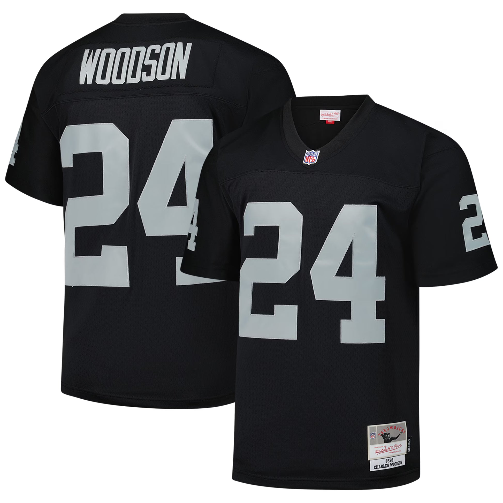 Charles Woodson Las Vegas Raiders Mitchell &amp; Ness Legacy Replica Jersey - Black