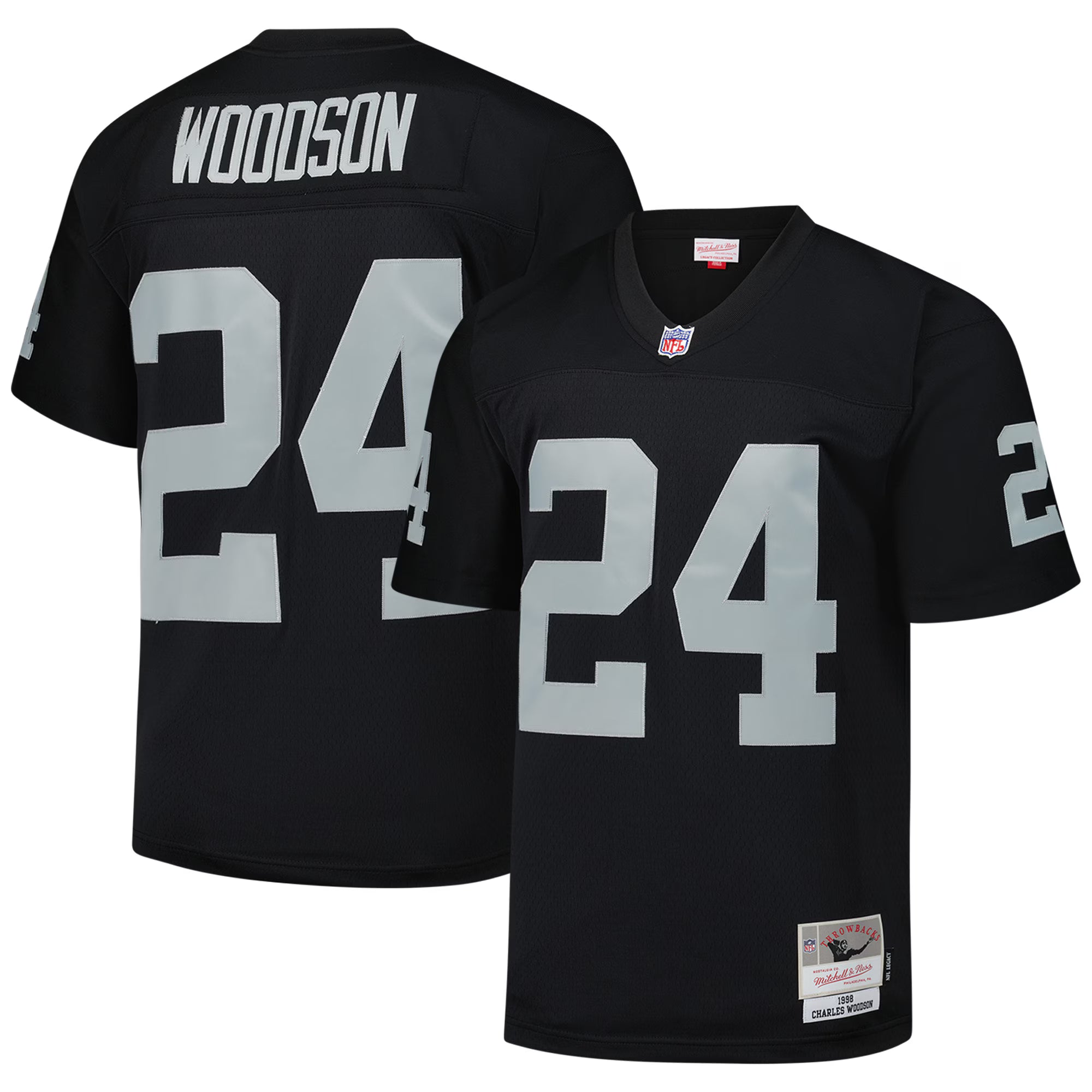 Charles Woodson Las Vegas Raiders Mitchell &amp; Ness Legacy Replica Jersey - Black