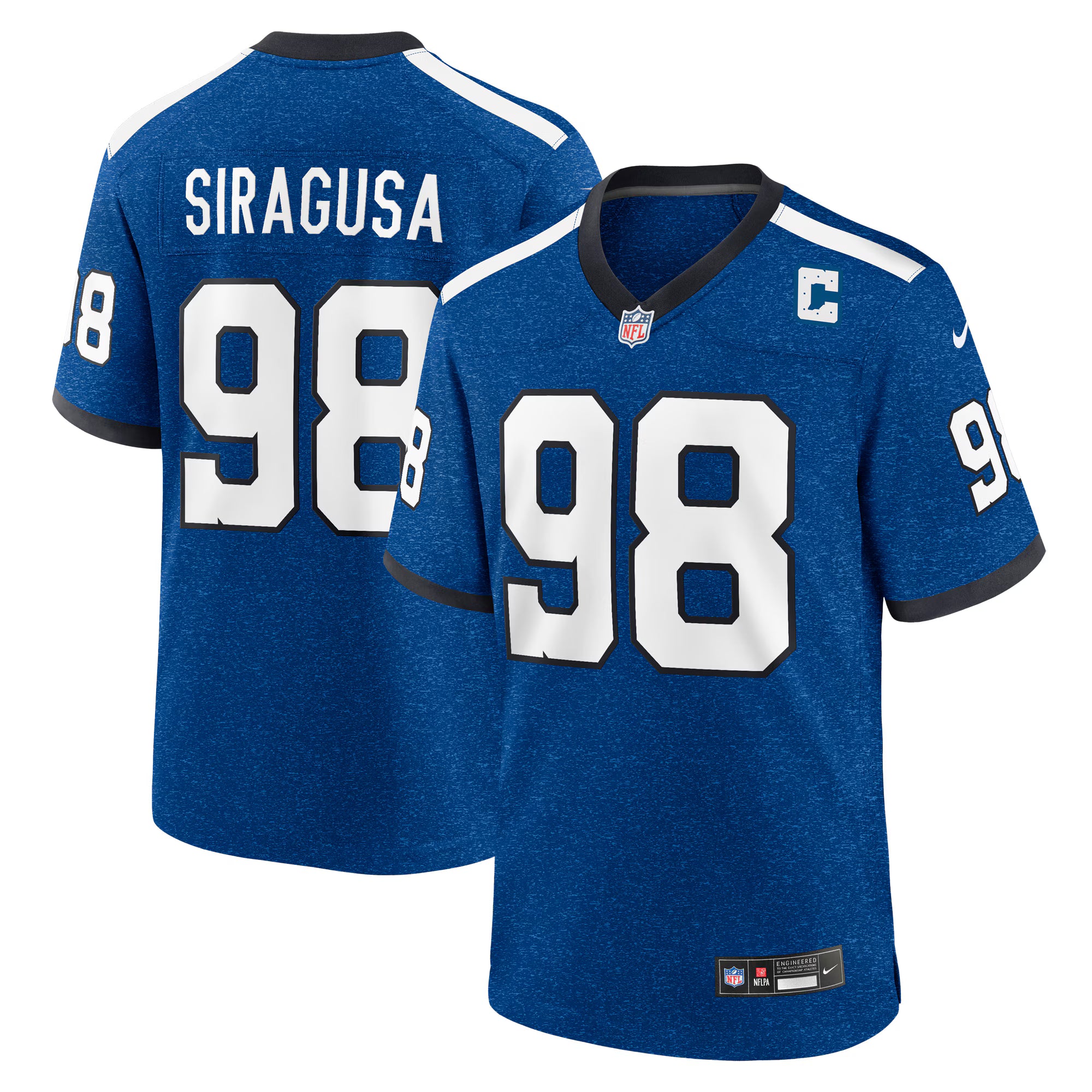 Tony Siragusa Indianapolis Colts Nike Retired Player Alternate Game Jersey - Blue